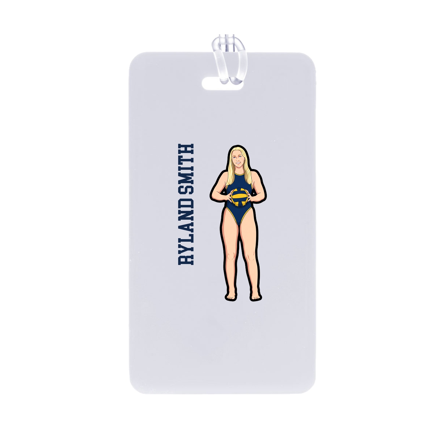 Bag Tag — Name Vertical in Classic