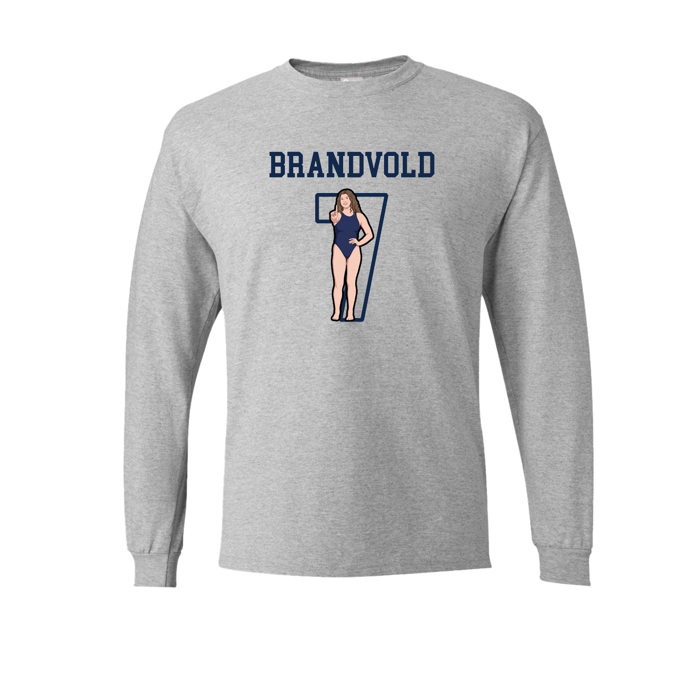 Long Sleeve Tee — Shirsey in Grey