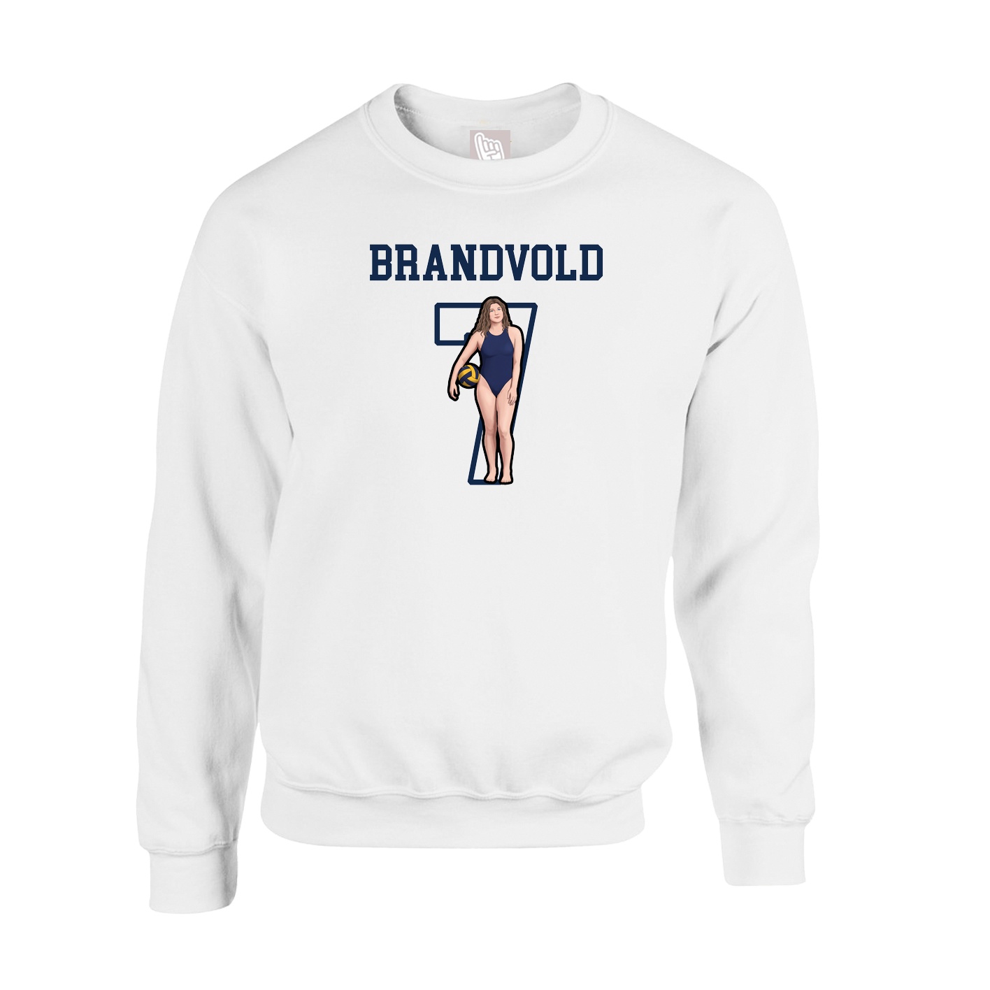 Fleece Crew — Shirsey in White
