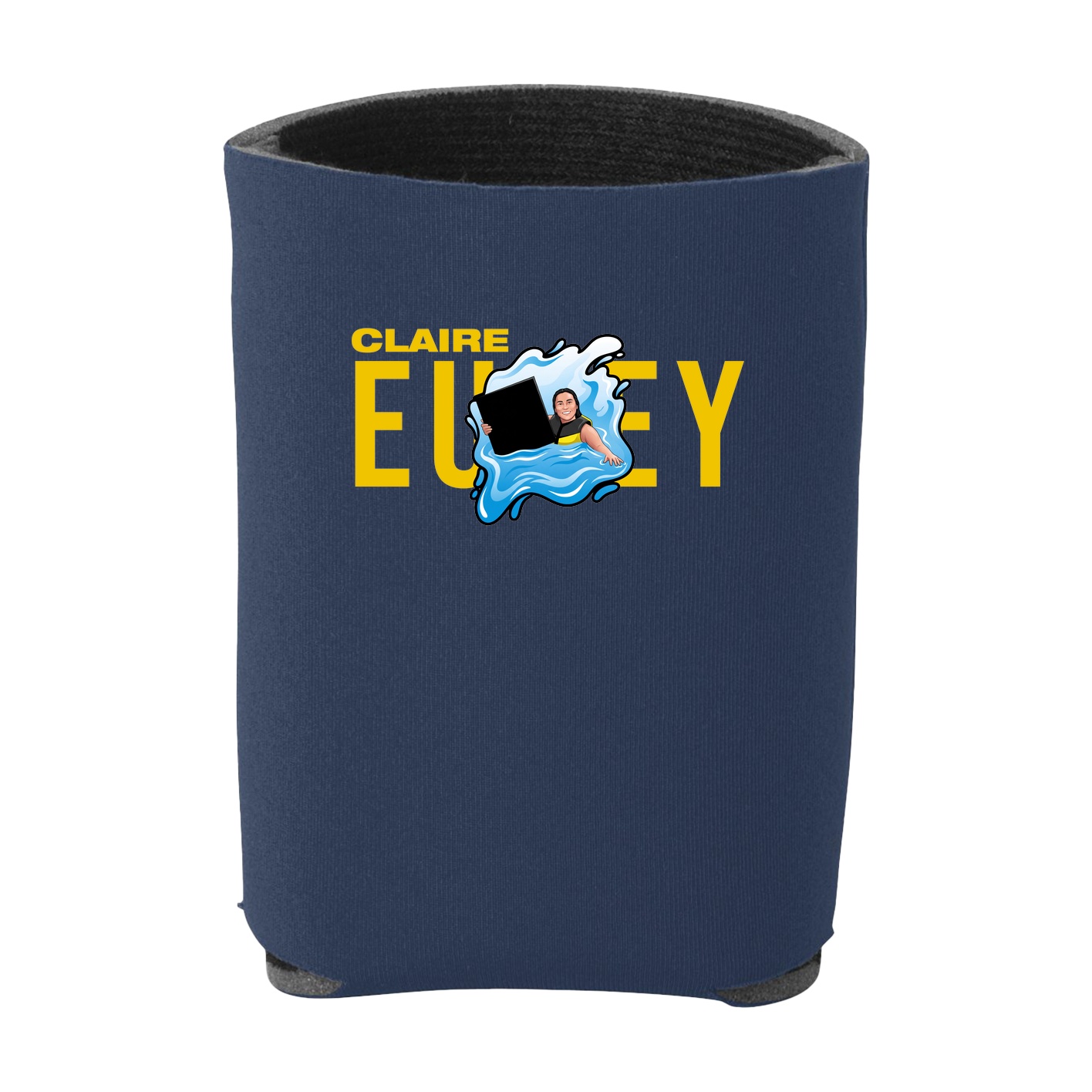 Can Holder — Player Name in Navy