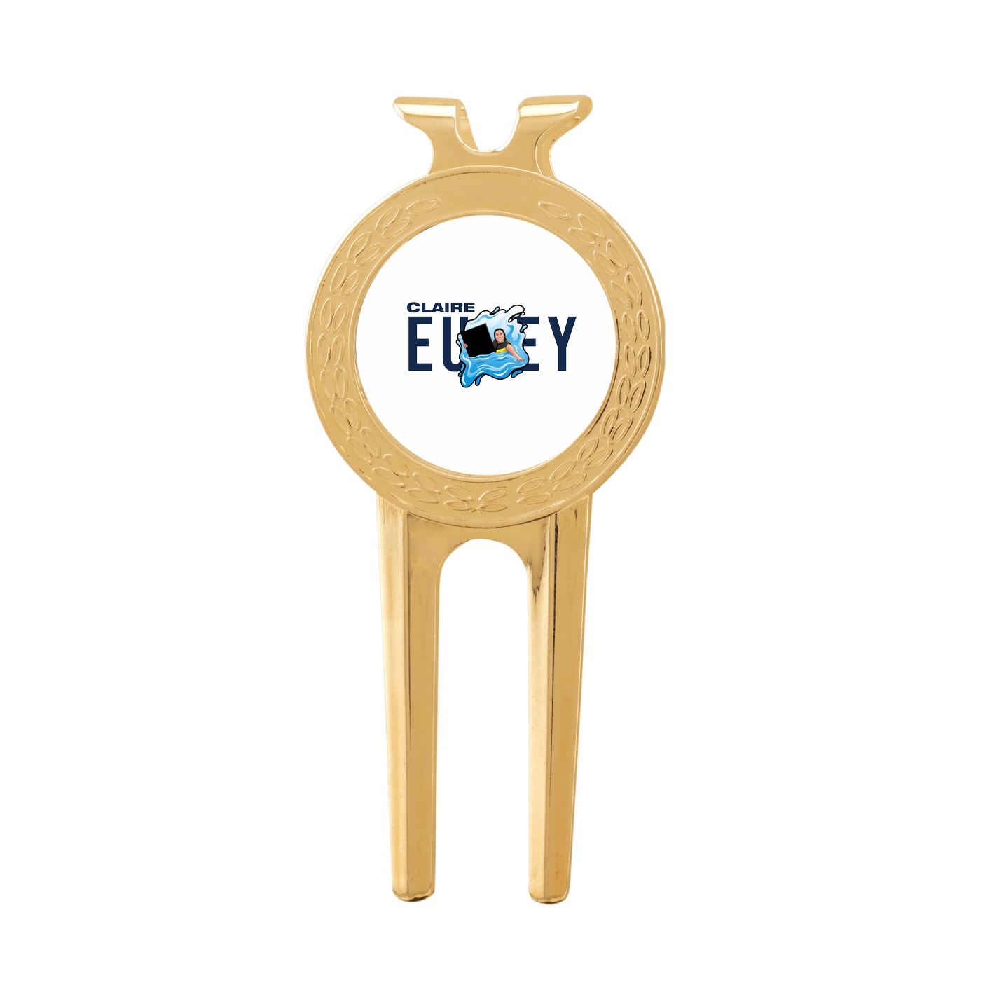 Divot Tool with Ball Marker — Player Name in Classic