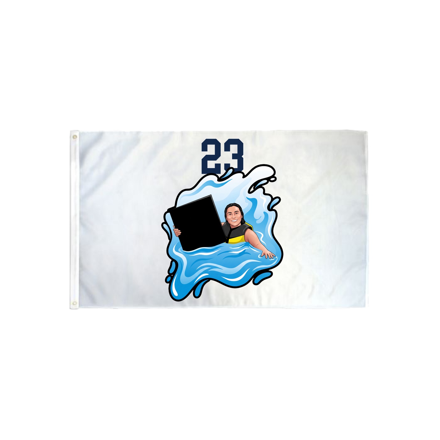 3x5 Flag — Number Top in Classic