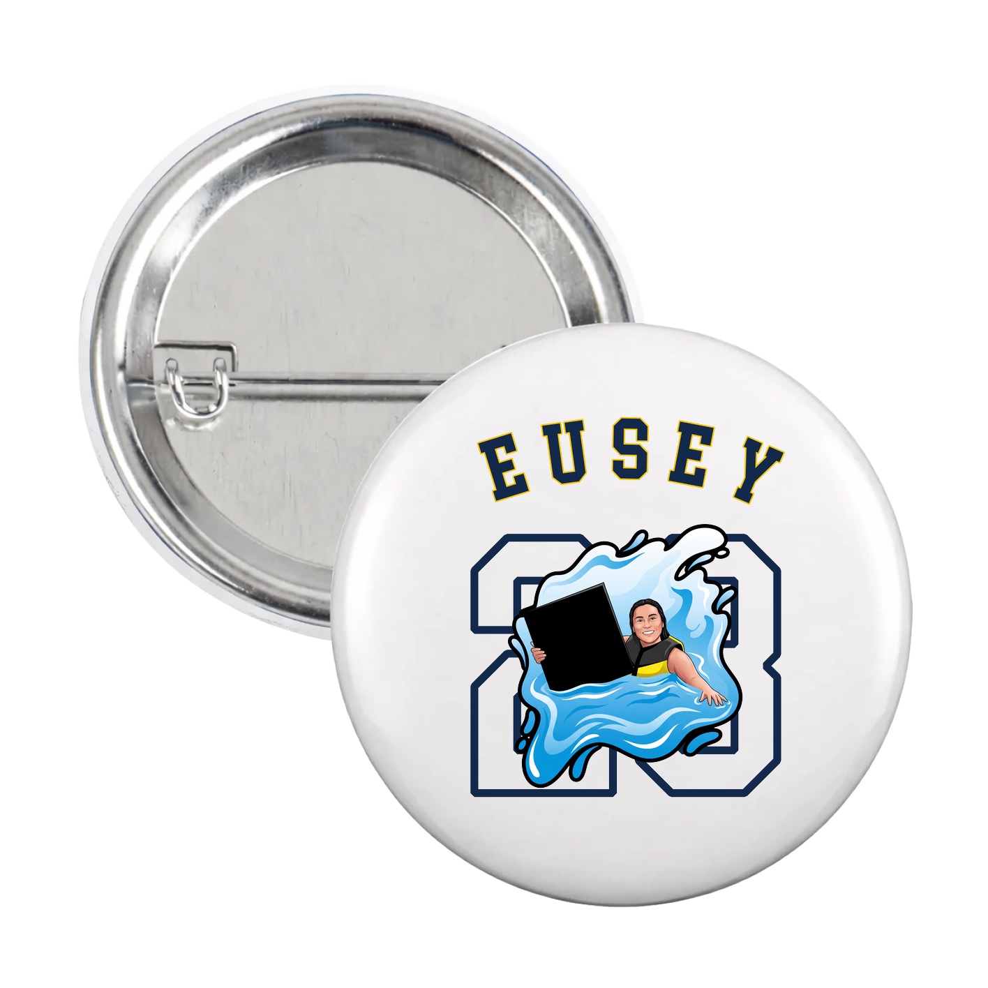 Game Day Button — Shirsey Arch in White