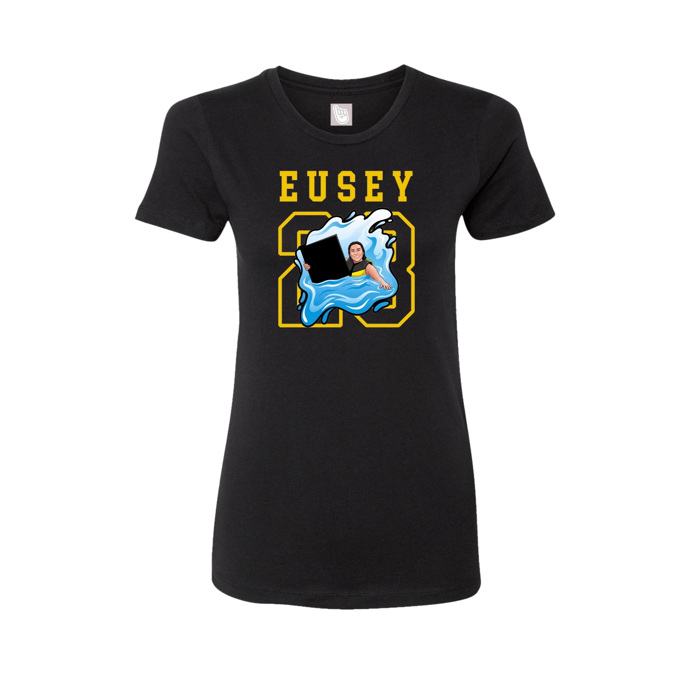 Fitted Women's Tee — Shirsey in Black