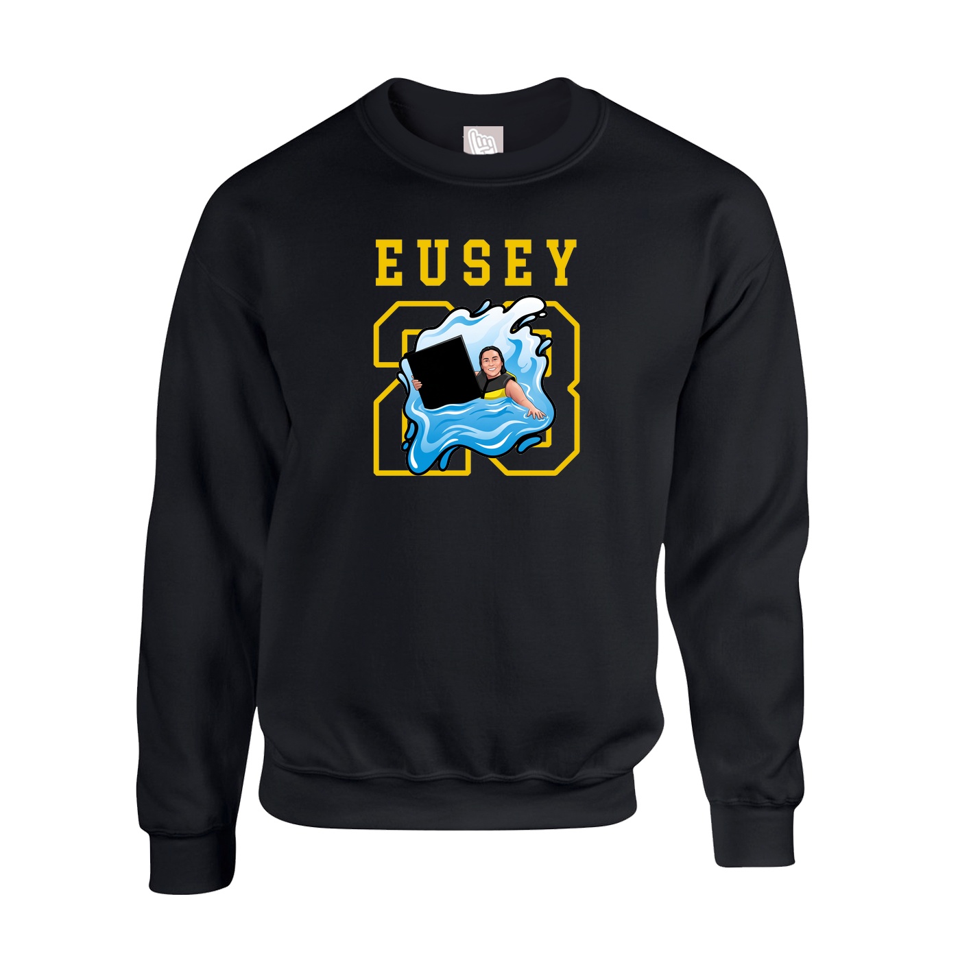 Fleece Crew — Shirsey in Black
