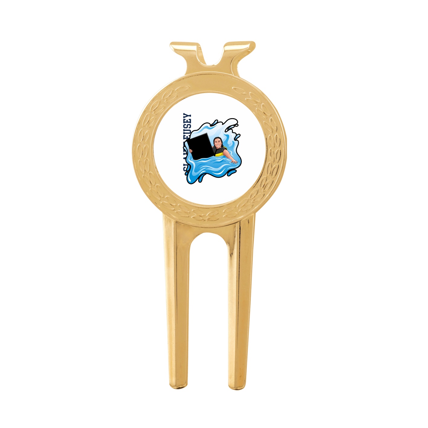 Divot Tool with Ball Marker — Name Vertical in Classic