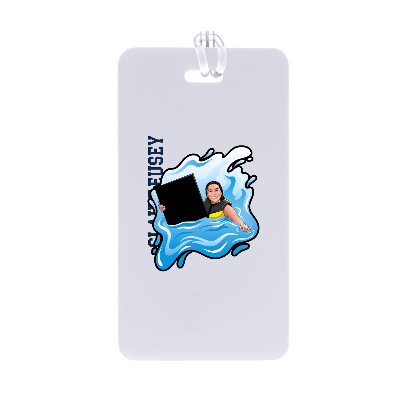Bag Tag — Name Vertical in Classic
