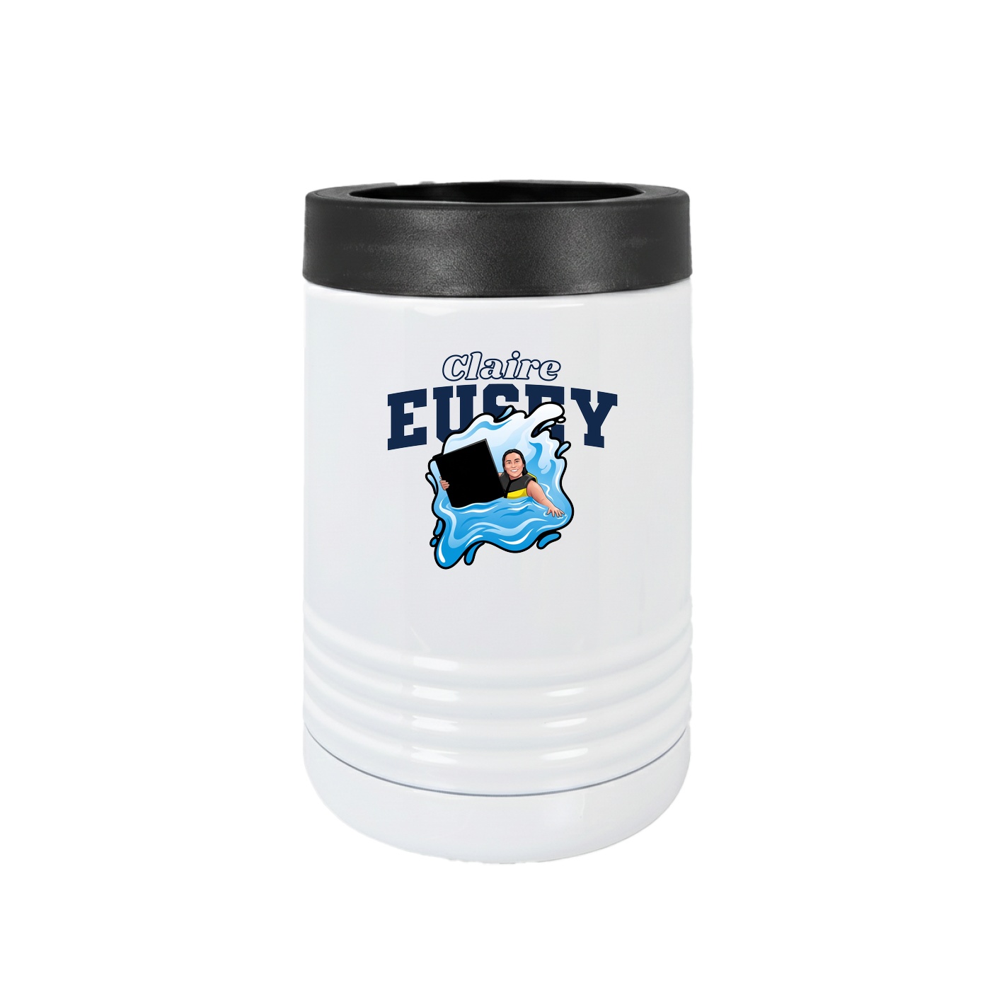 Beverage Holder — Name Arch in White