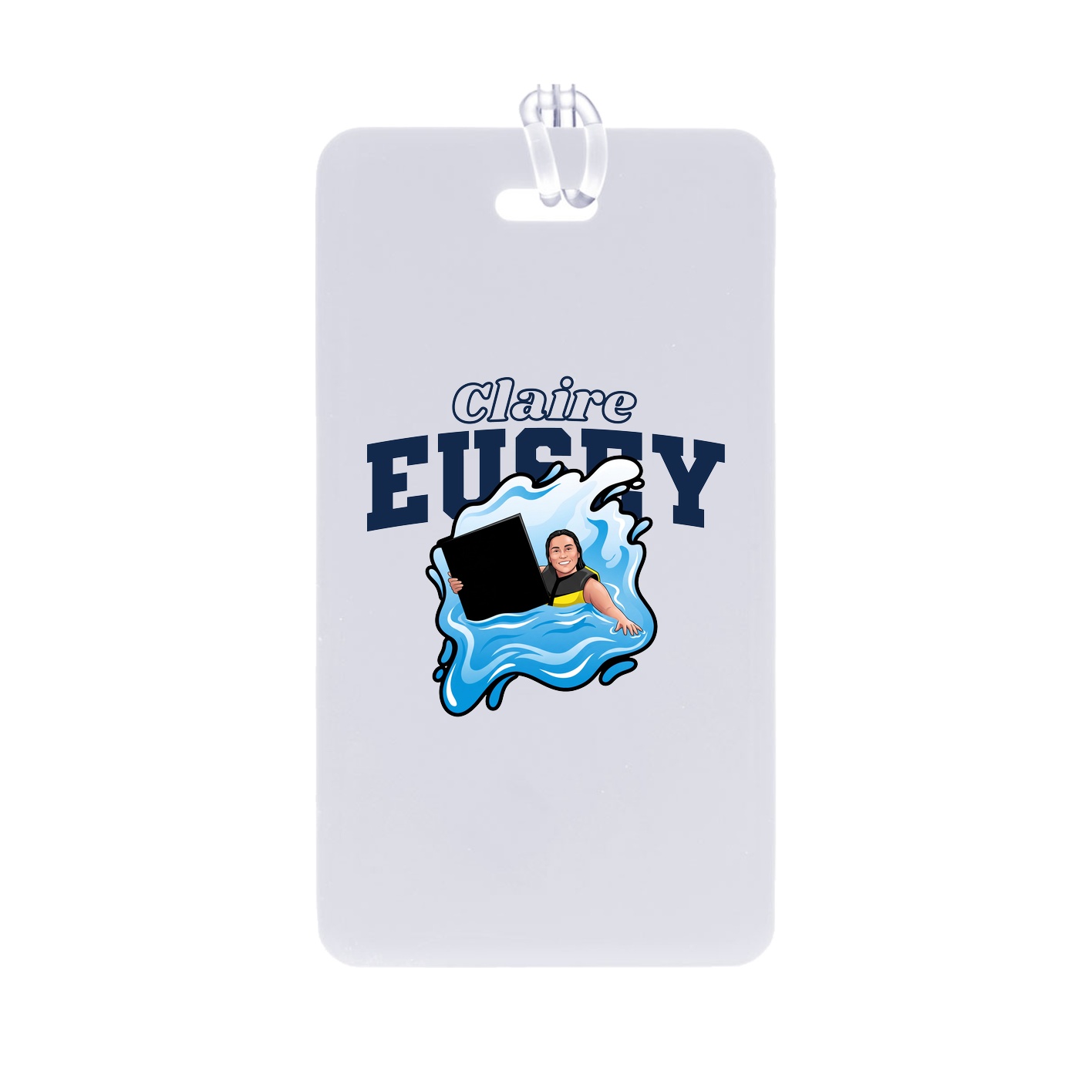 Bag Tag — Name Arch in Classic