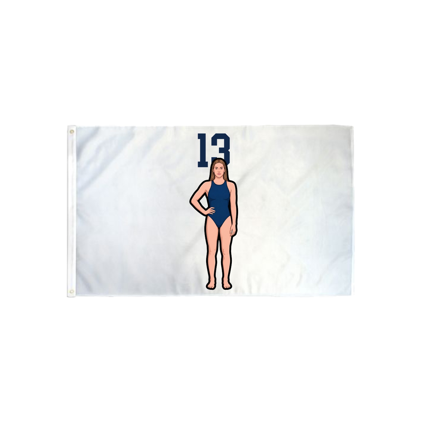 3x5 Flag — Number Top in Classic
