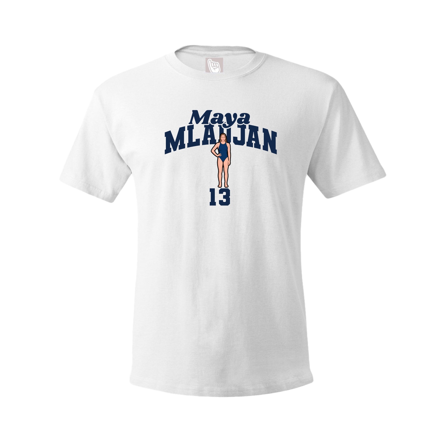 Youth Tee — Signature Arch in White