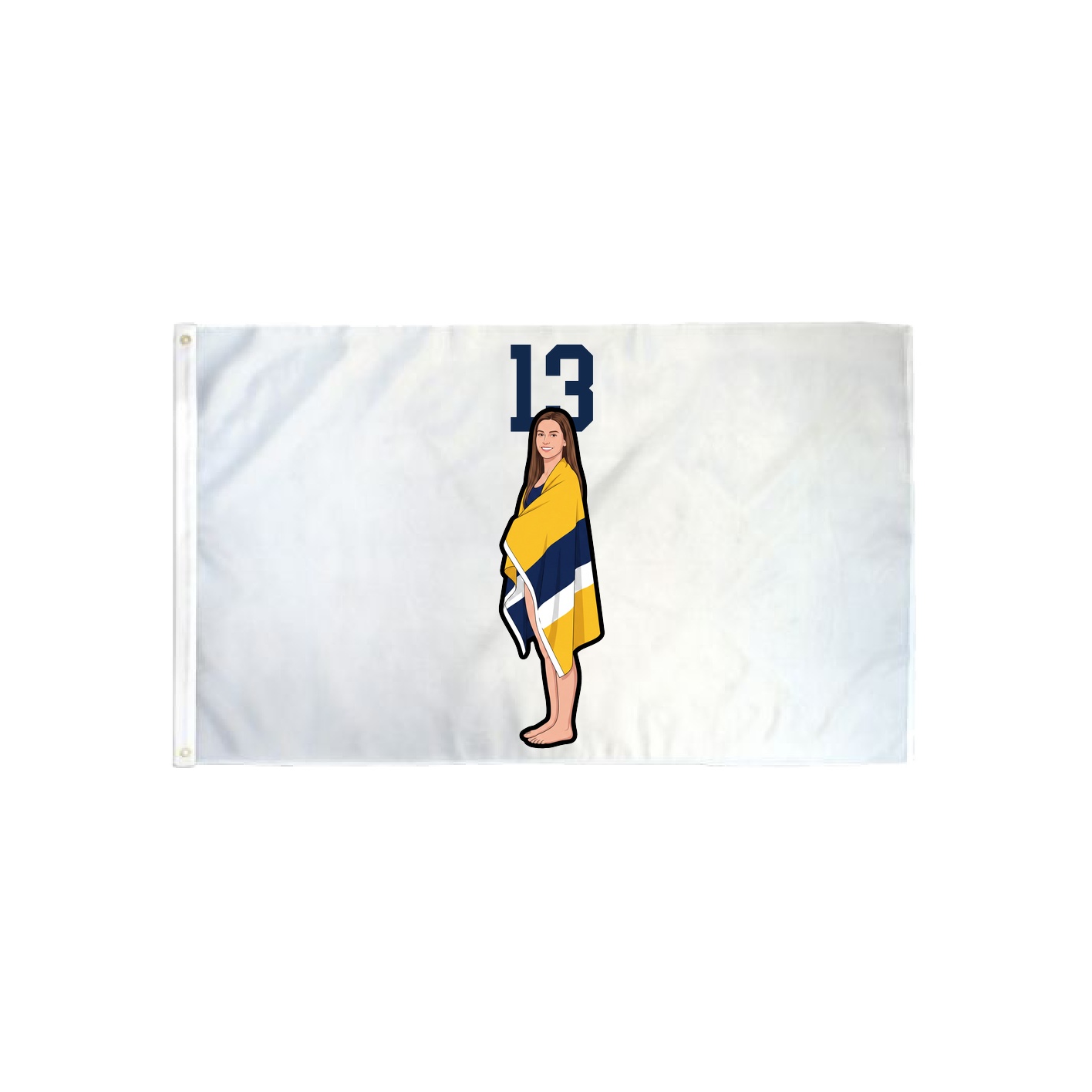 3x5 Flag — Number Top in Classic