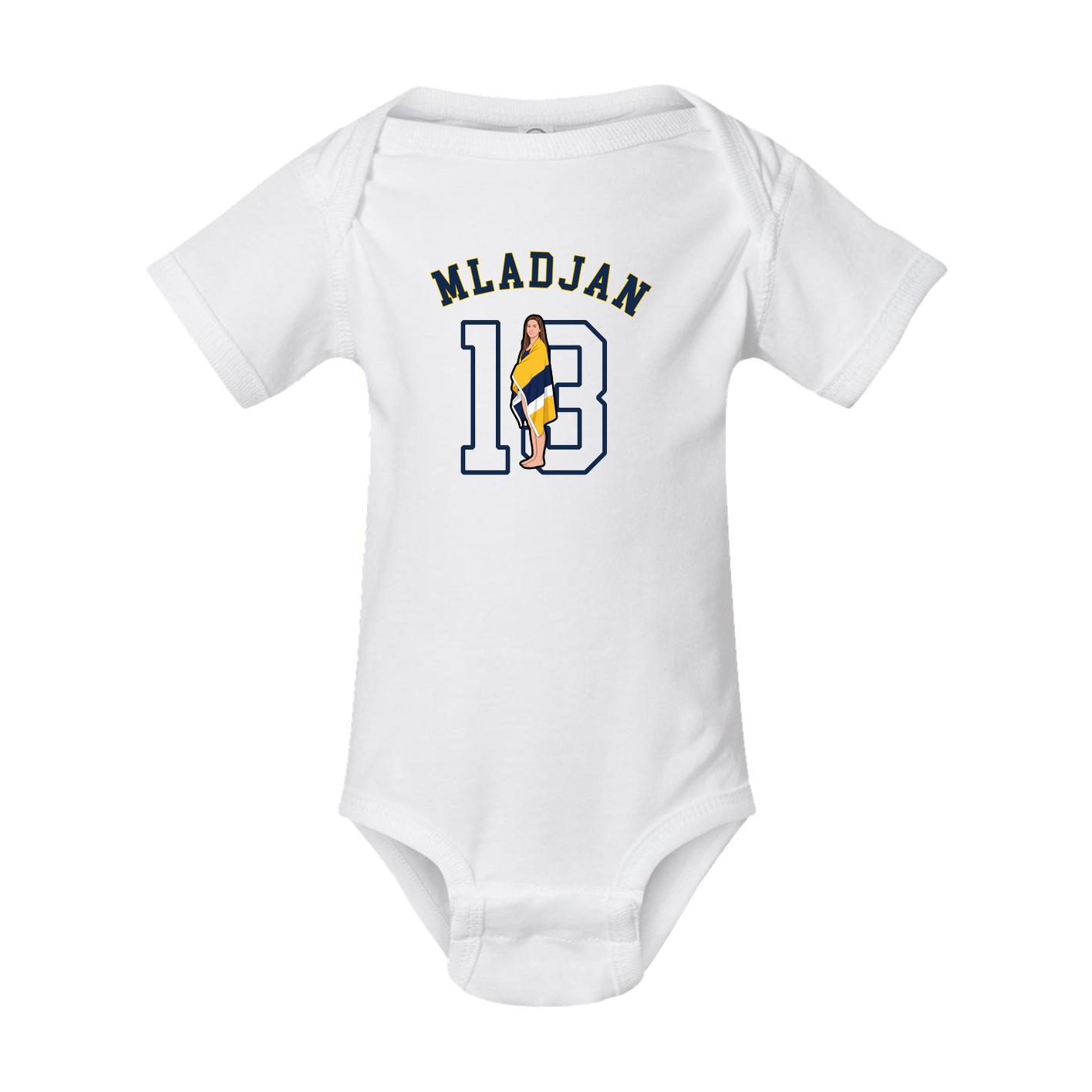 Baby Onesie — Shirsey Arch in White