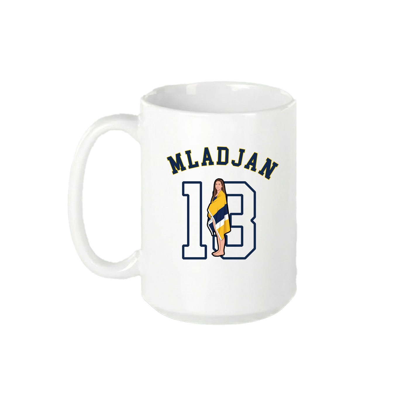 15oz Coffee Mug — Shirsey Arch in White