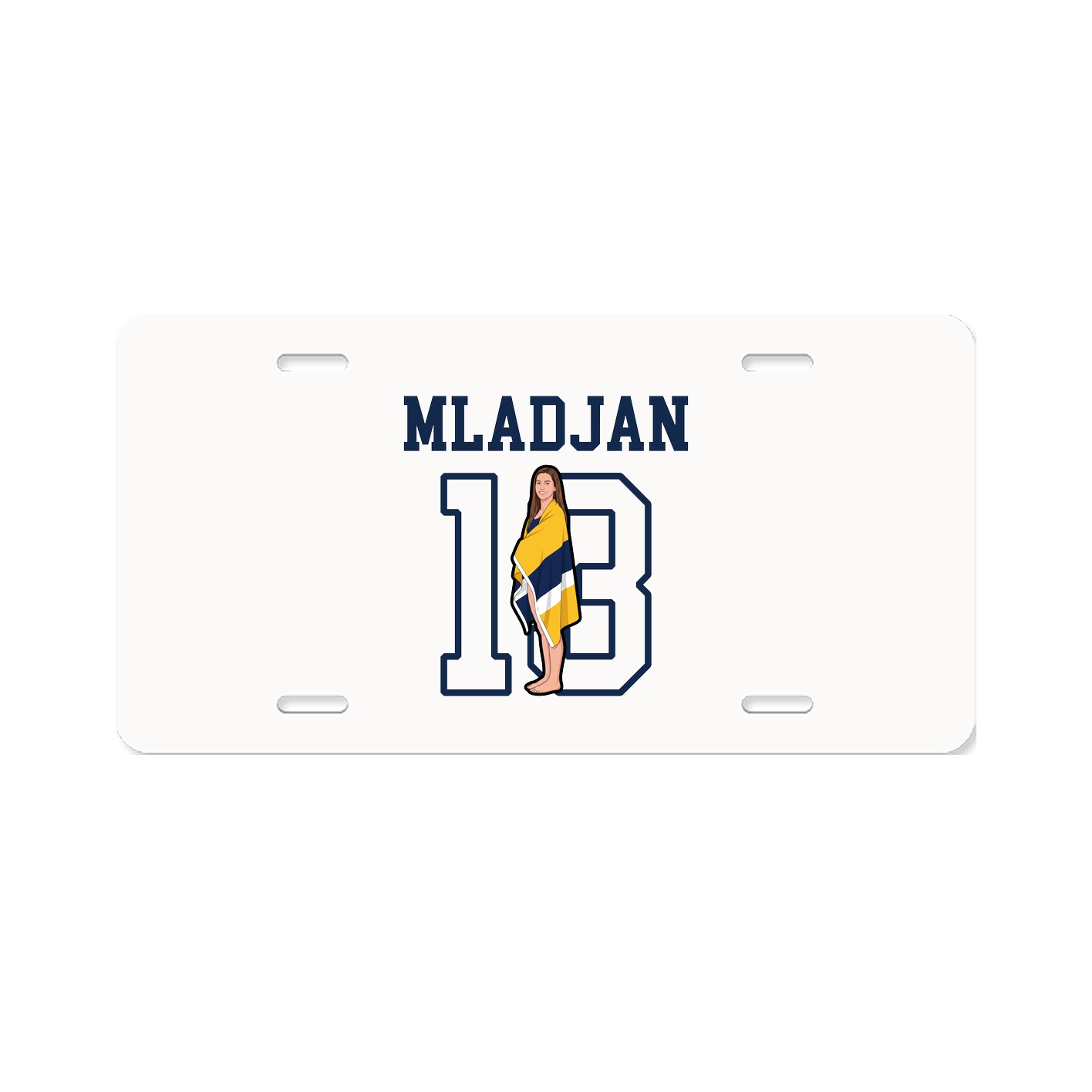 License Plate — Shirsey in Classic