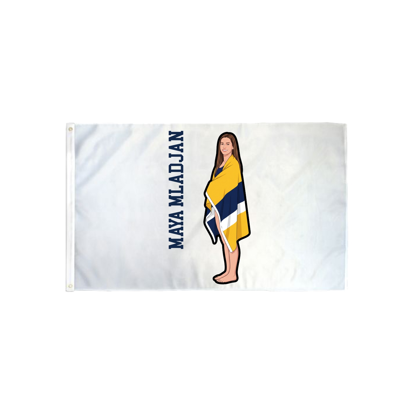 3x5 Flag — Name Vertical in Classic