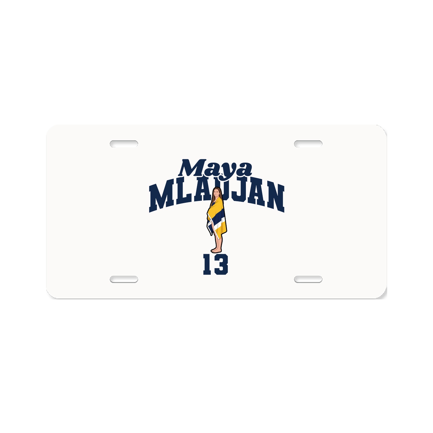 License Plate — Signature Arch in Classic