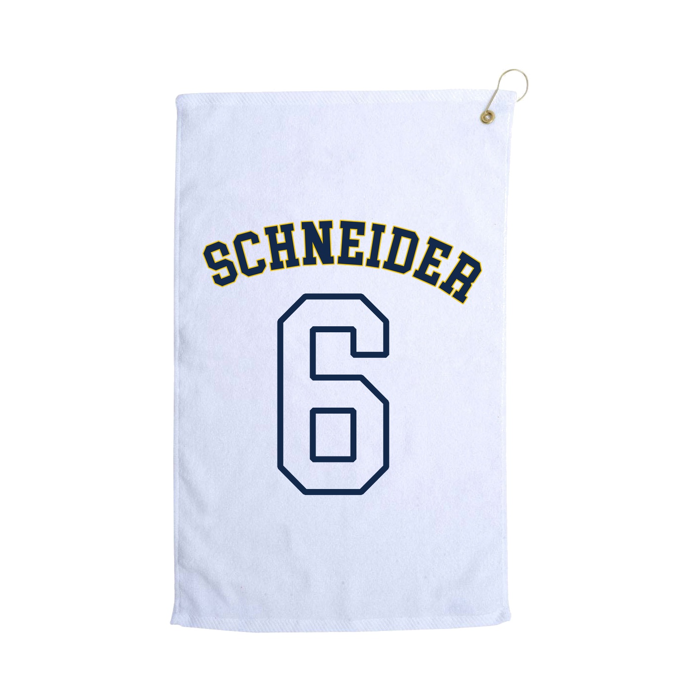 Golf Towel — Shirsey Arch in White