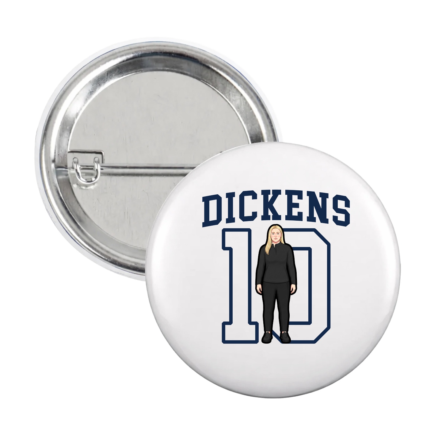 Game Day Button — Shirsey in White