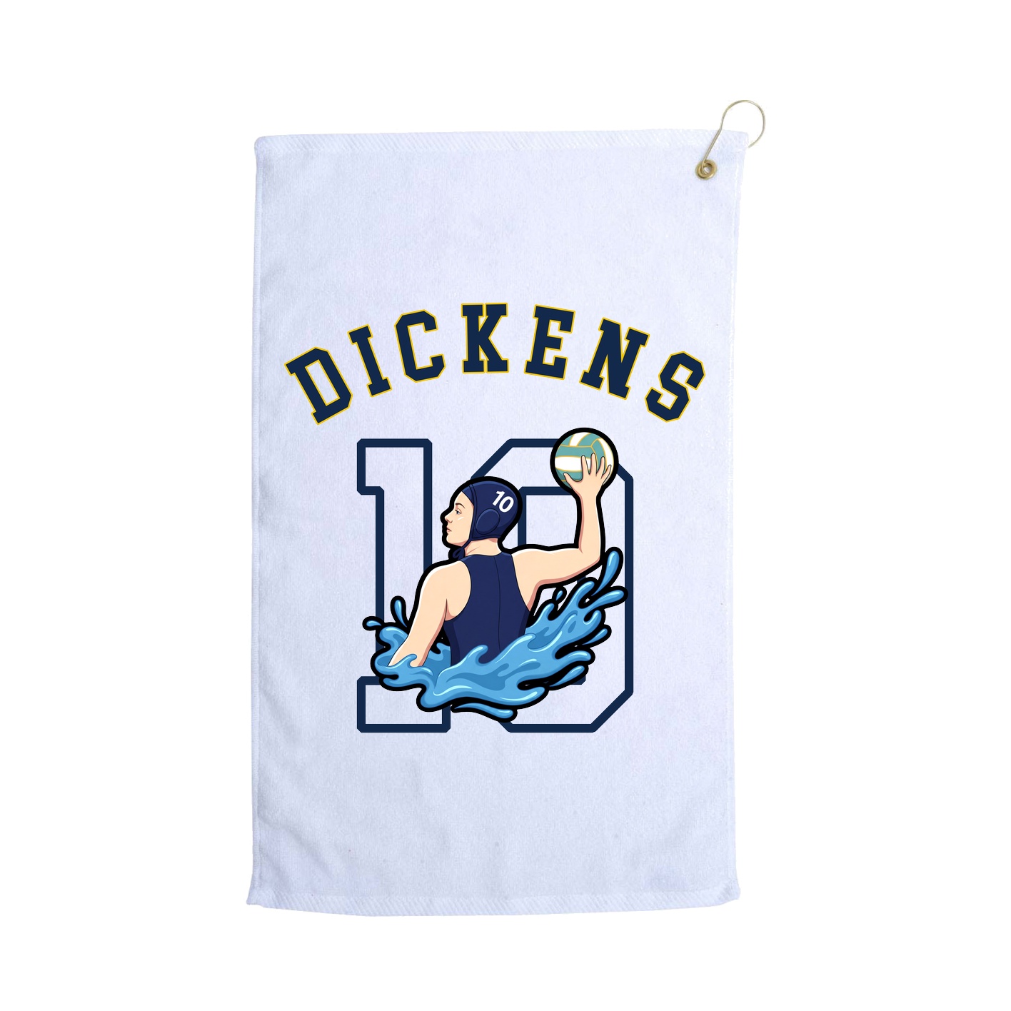 Golf Towel — Shirsey Arch in White