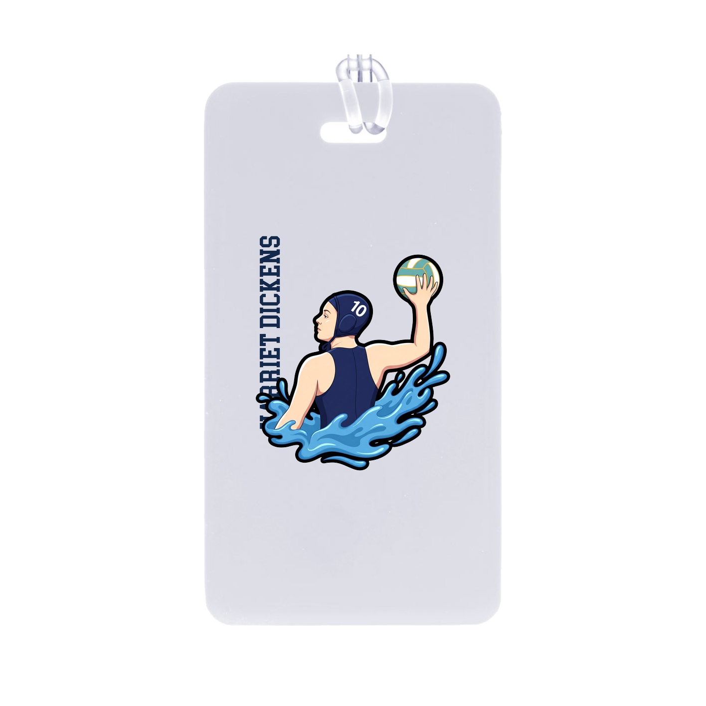 Bag Tag — Name Vertical in Classic