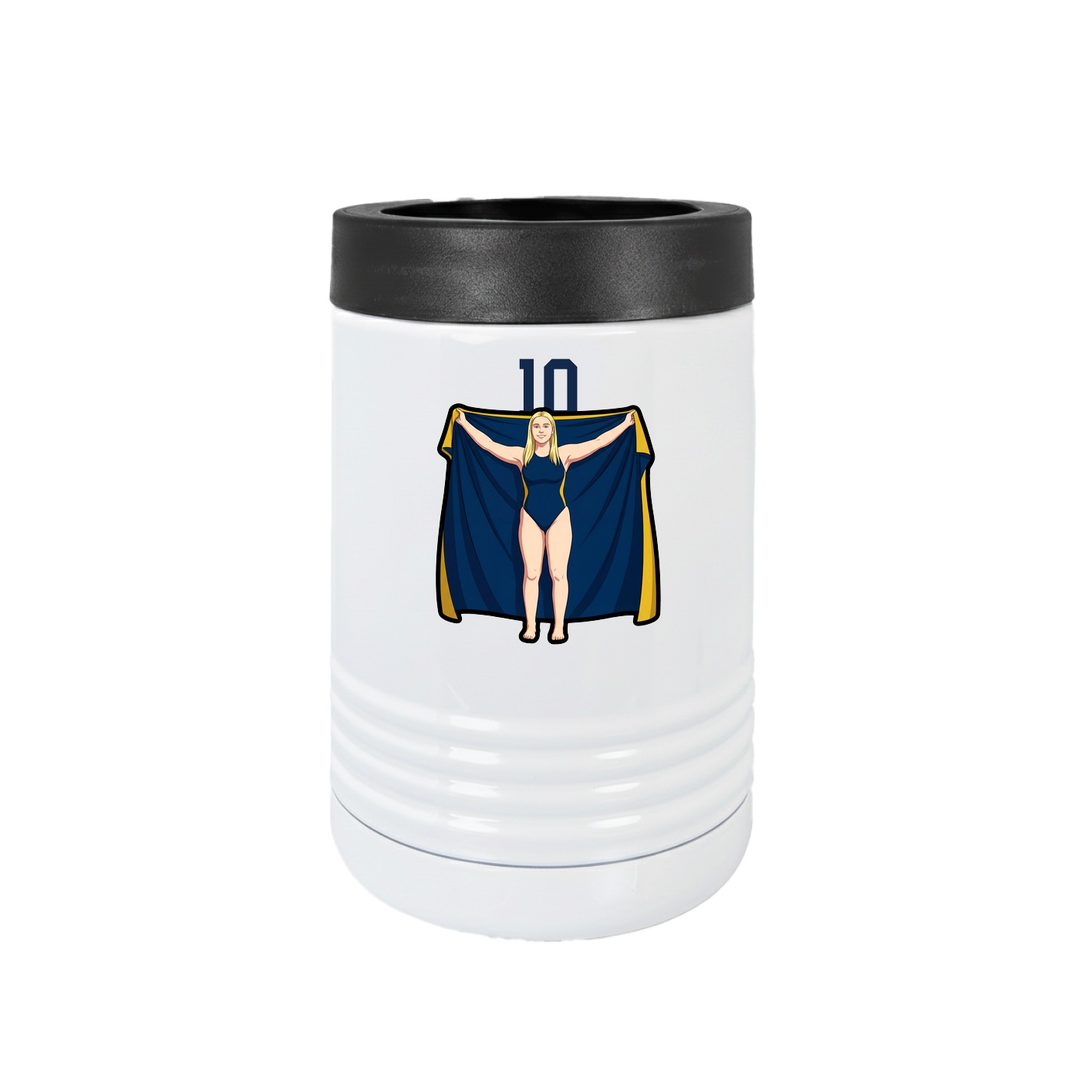 Beverage Holder — Number Top in White