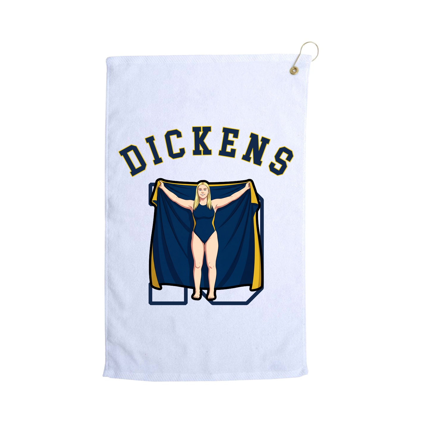 Golf Towel — Shirsey Arch in White