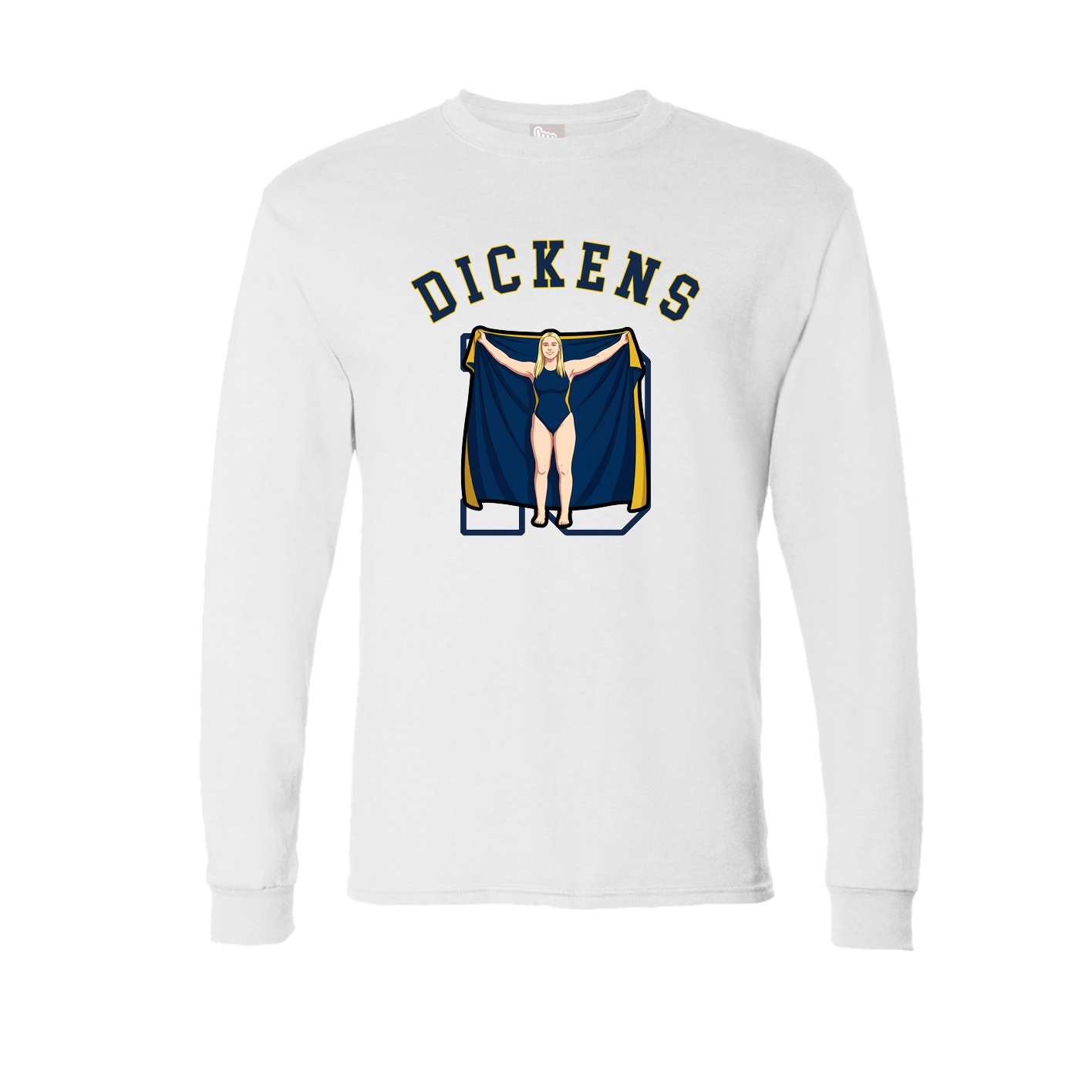 Long Sleeve Tee — Shirsey Arch in White