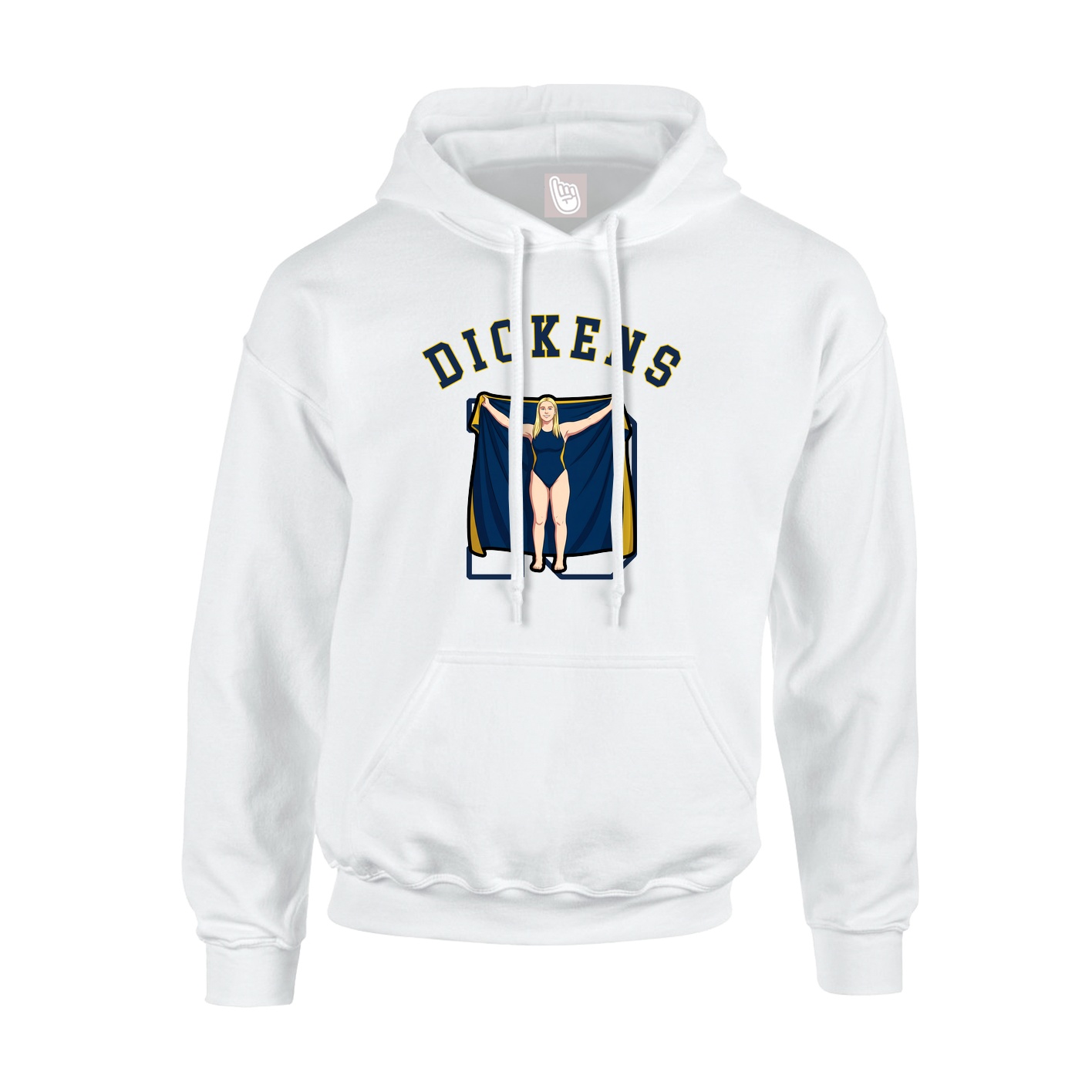 Hoodie — Shirsey Arch in White
