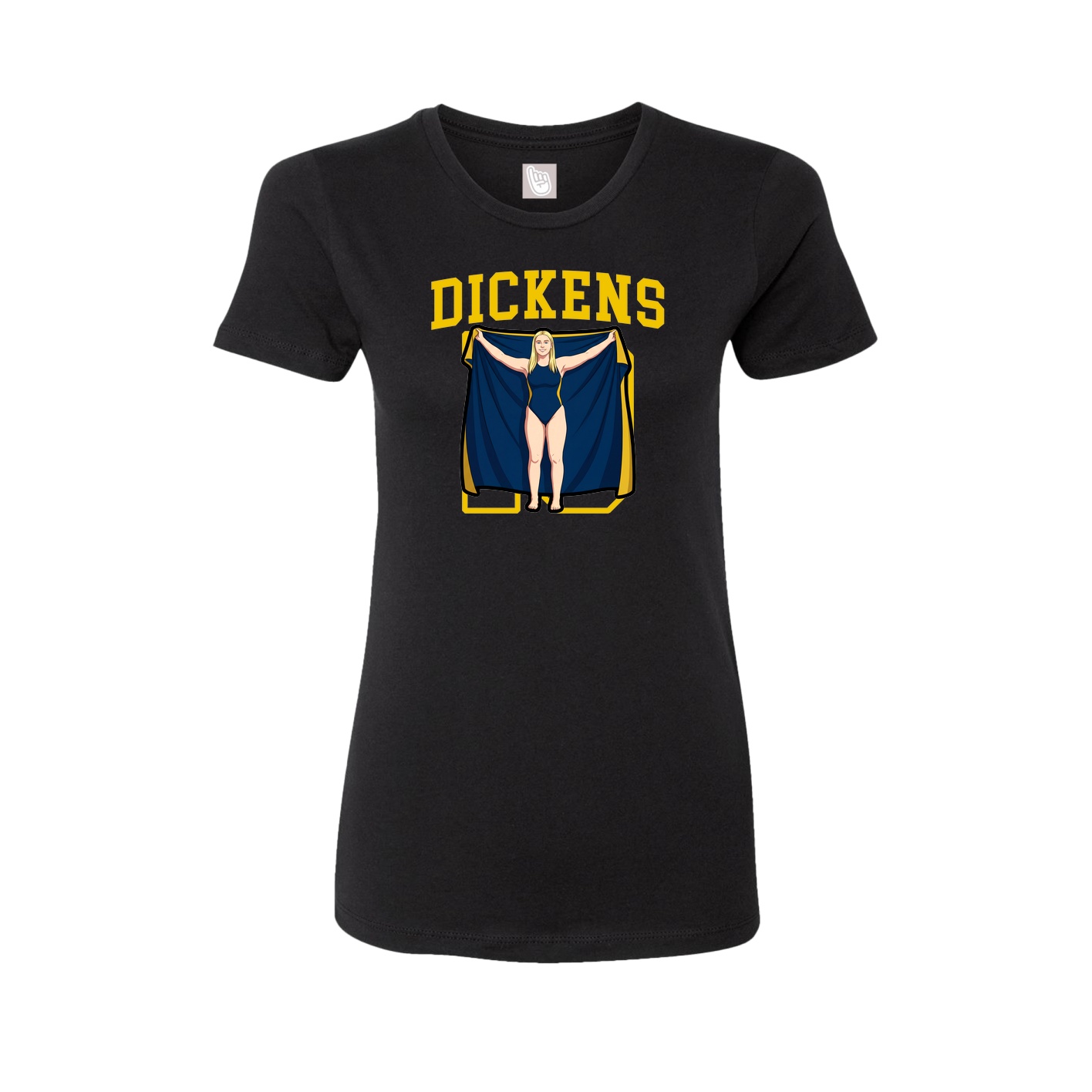 Fitted Women's Tee — Shirsey in Black