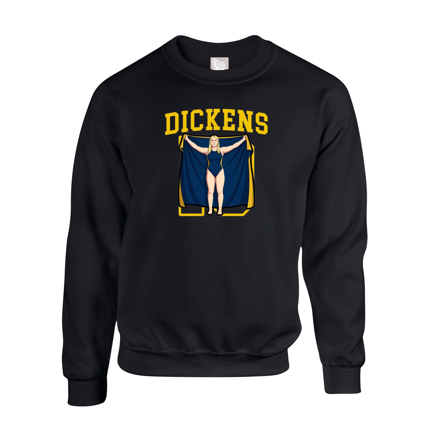 Fleece Crew — Shirsey in Black