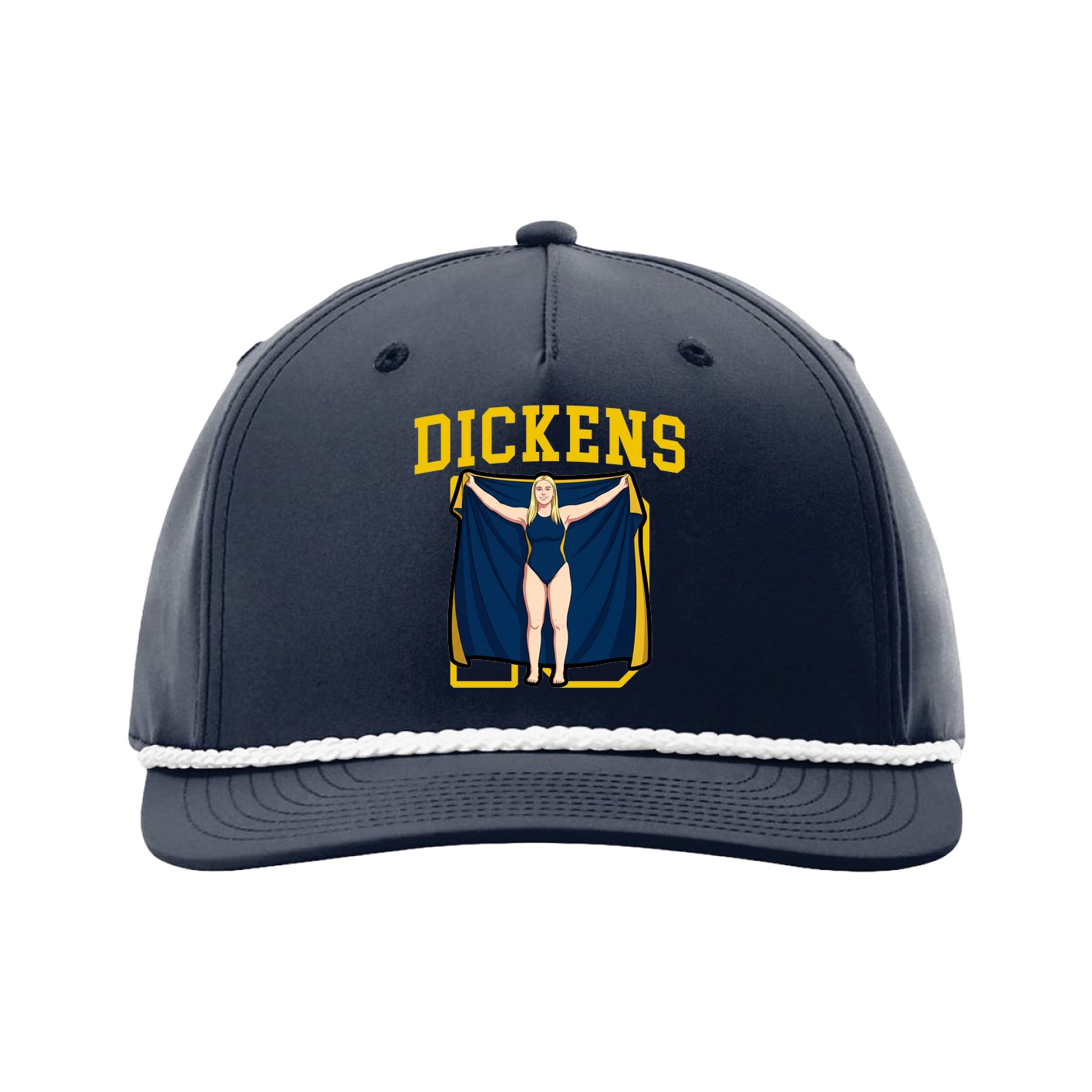 Five-Panel Classic Rope Cap — Shirsey in Navy
