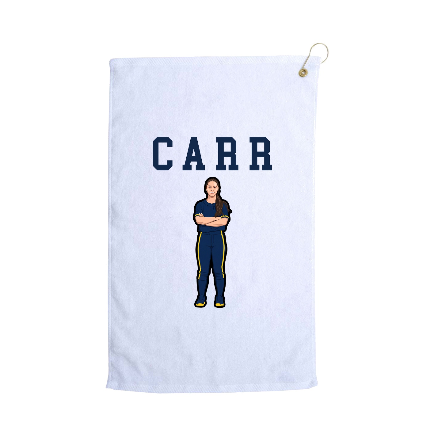 Golf Towel — Shirsey in White