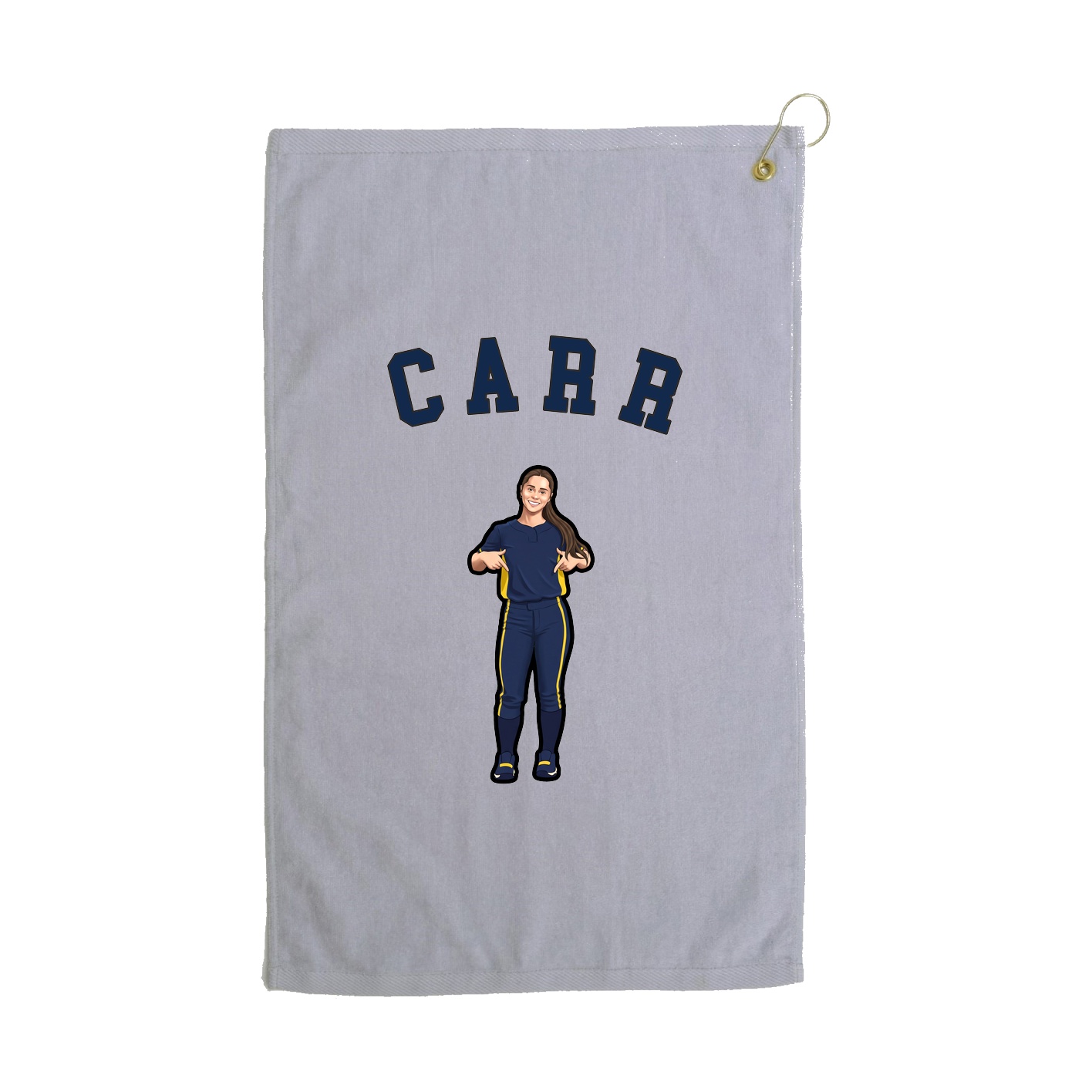 Golf Towel — Shirsey Arch in Grey