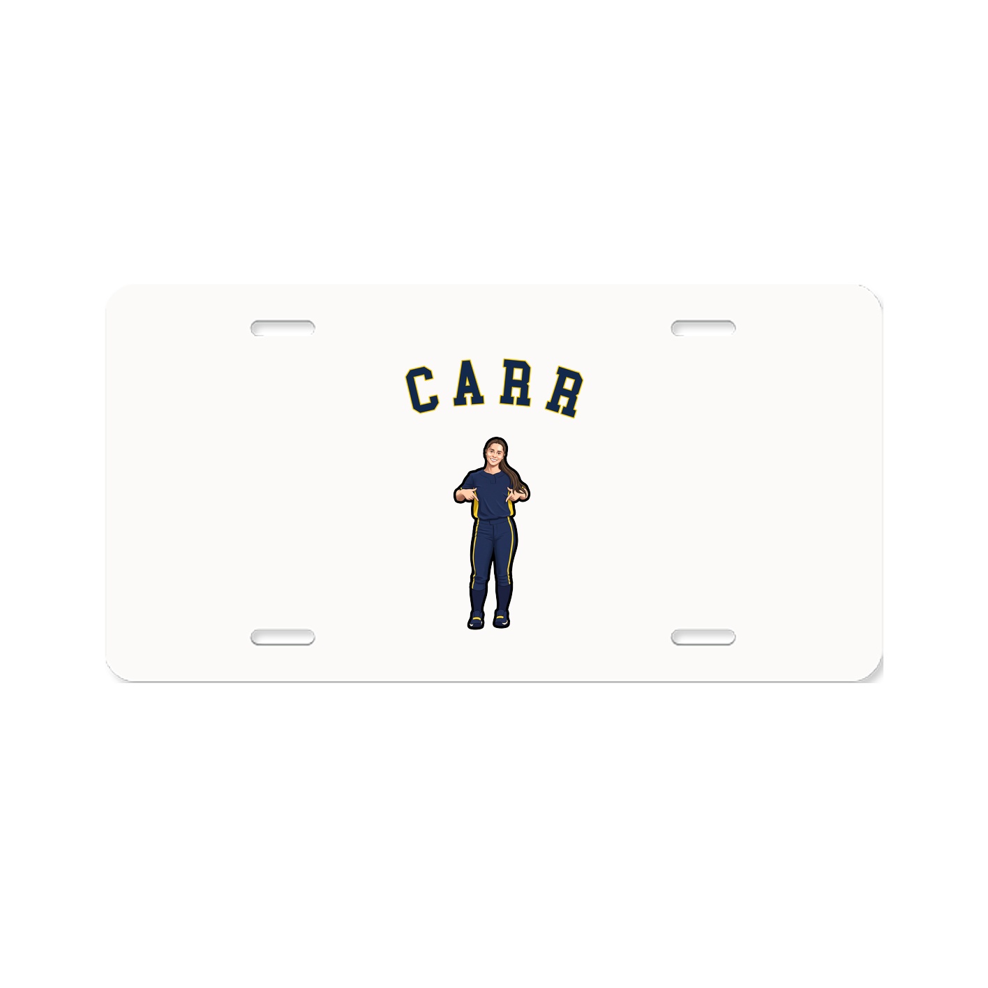 License Plate — Shirsey Arch in Classic
