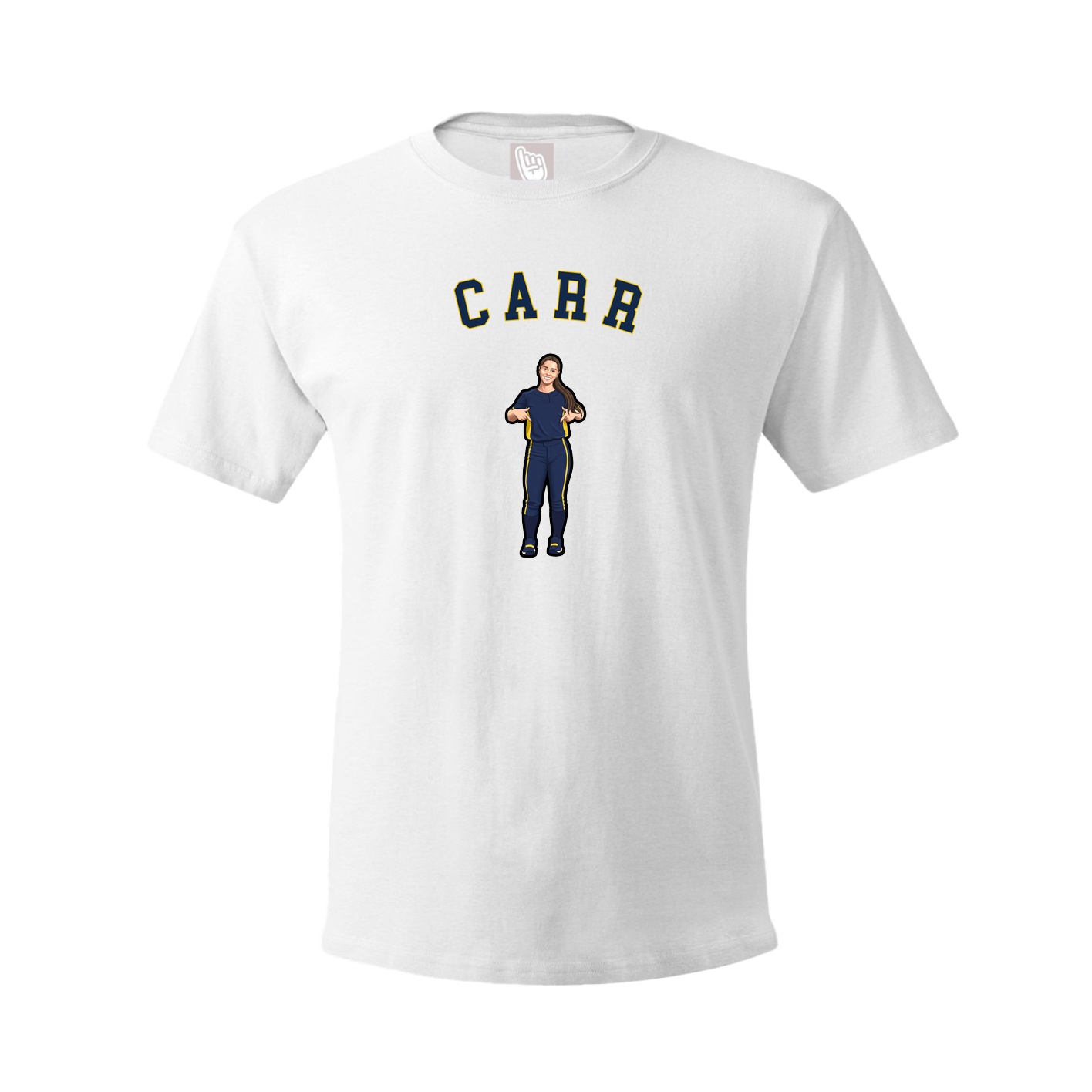 Youth Tee — Shirsey Arch in White