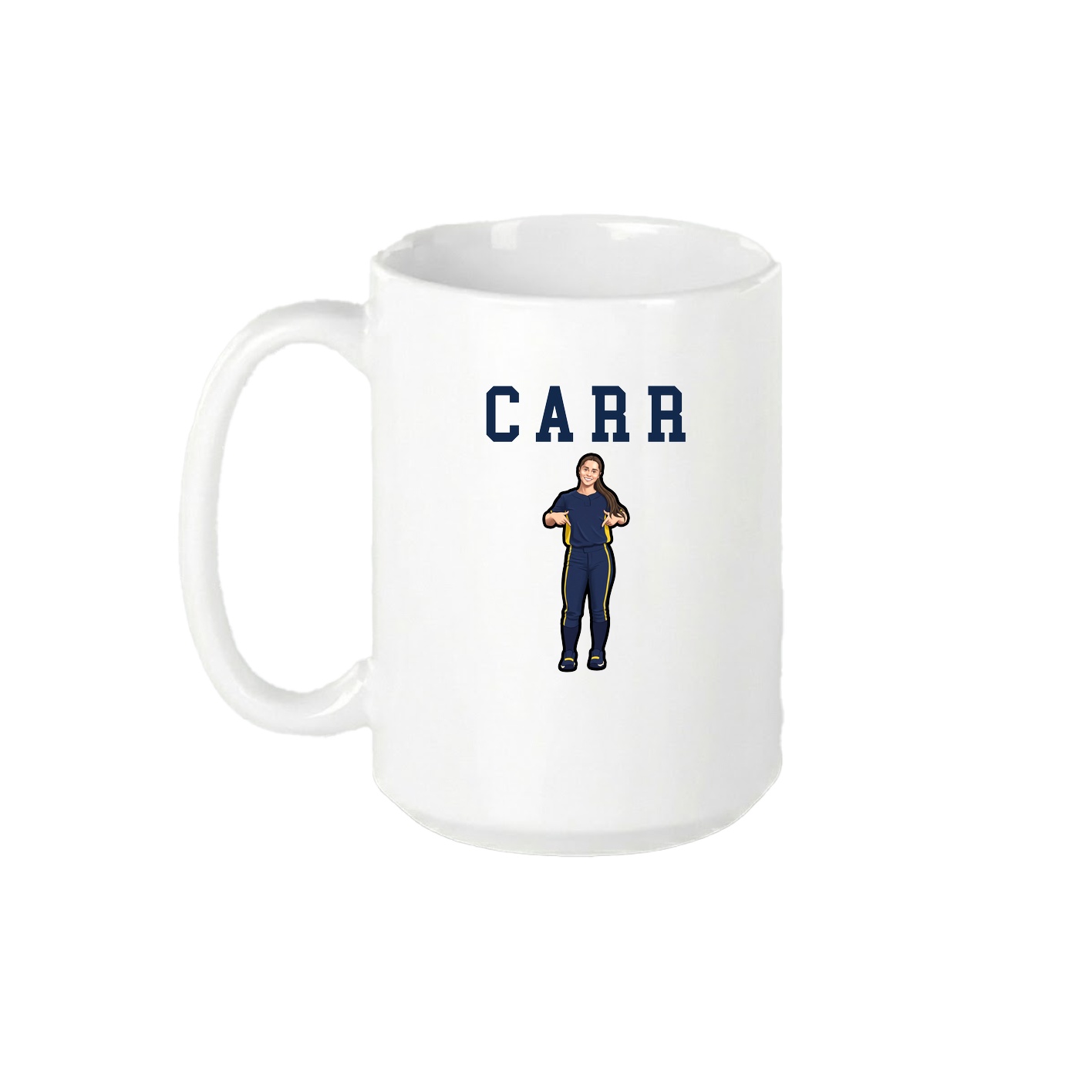 15oz Coffee Mug — Shirsey in White