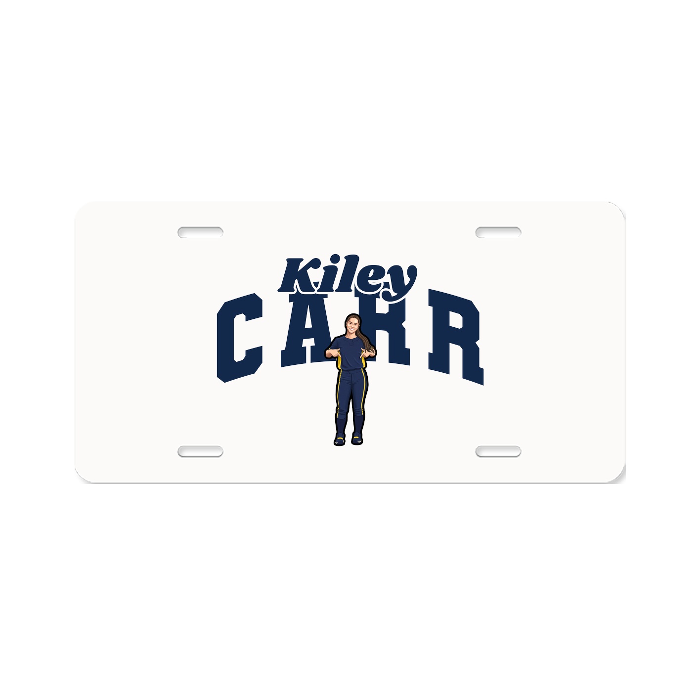 License Plate — Signature Arch in Classic