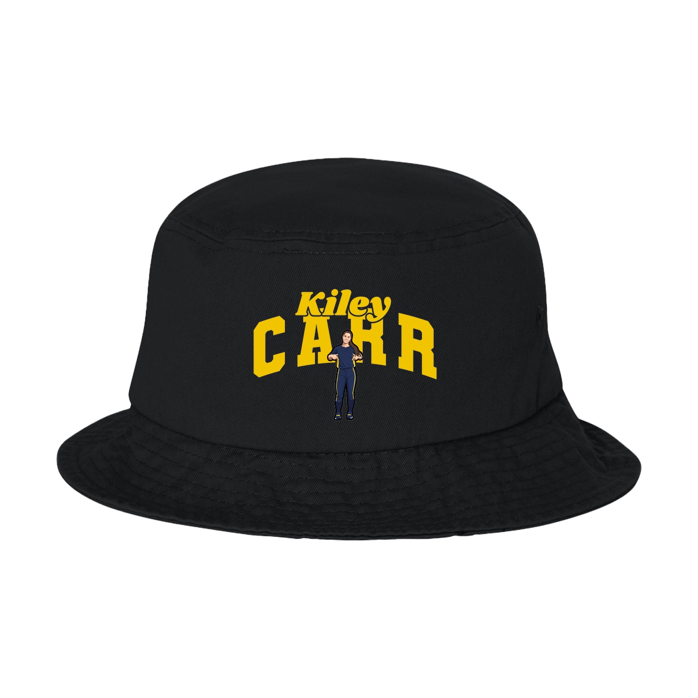 Bucket Cap — Signature Arch in Black