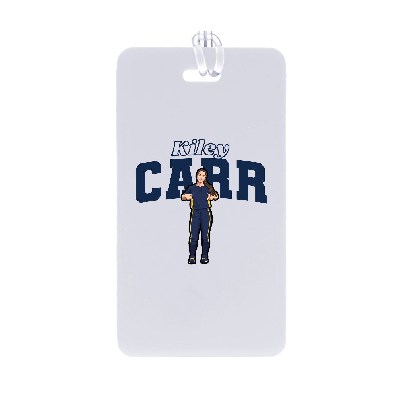 Bag Tag — Name Arch in Classic