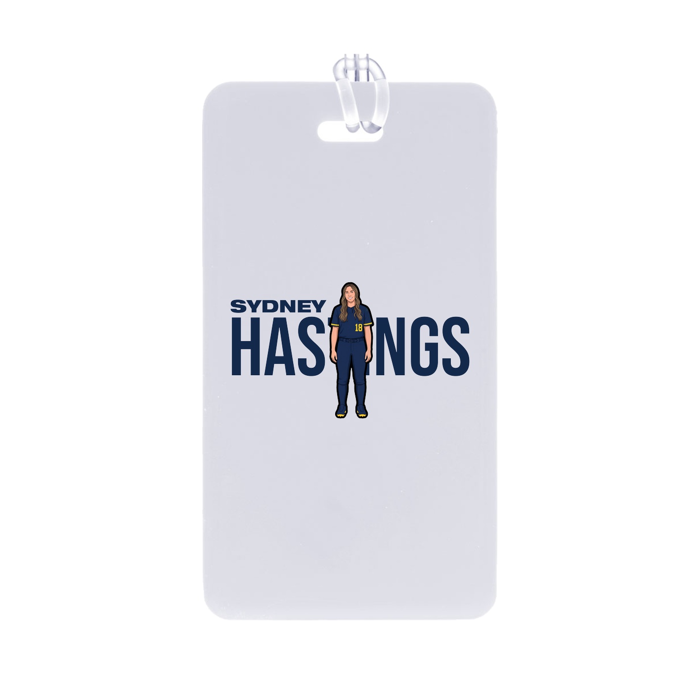 Bag Tag — Player Name in Classic