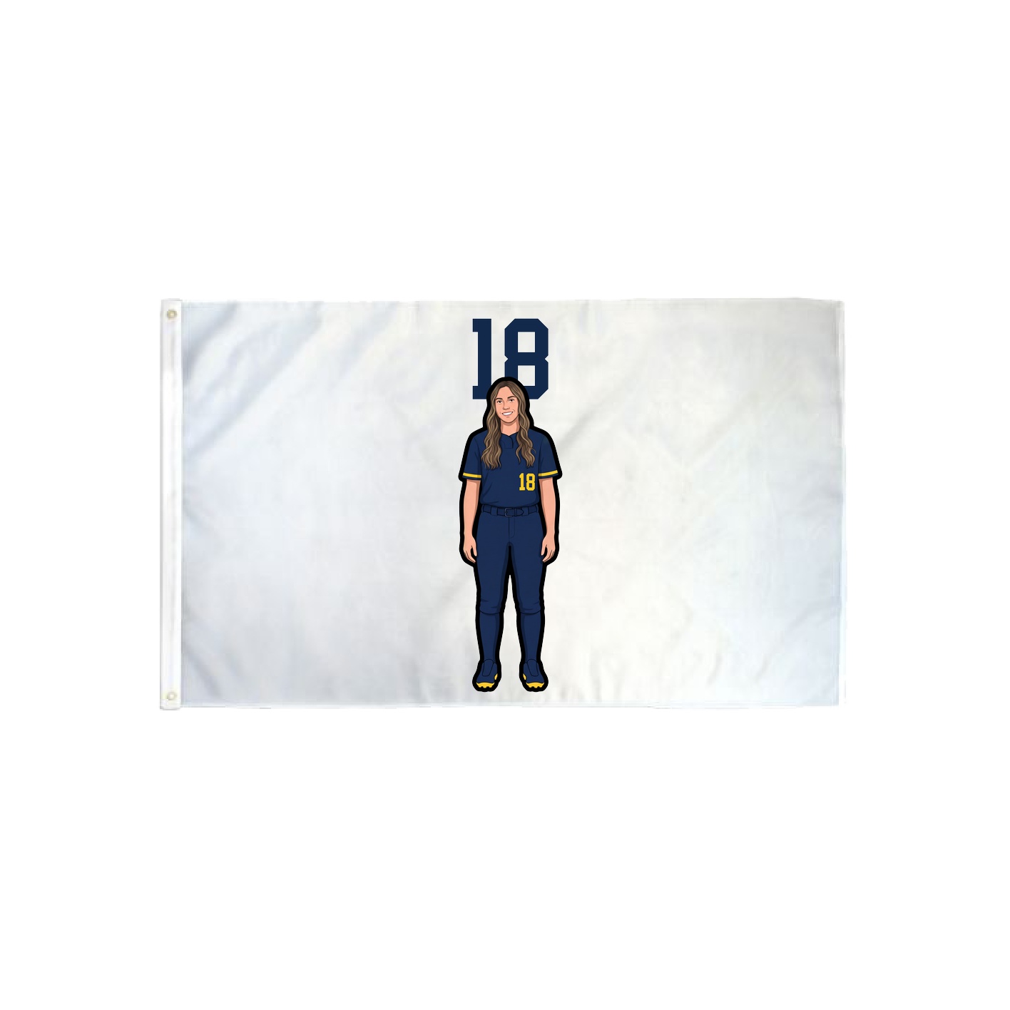 3x5 Flag — Number Top in Classic