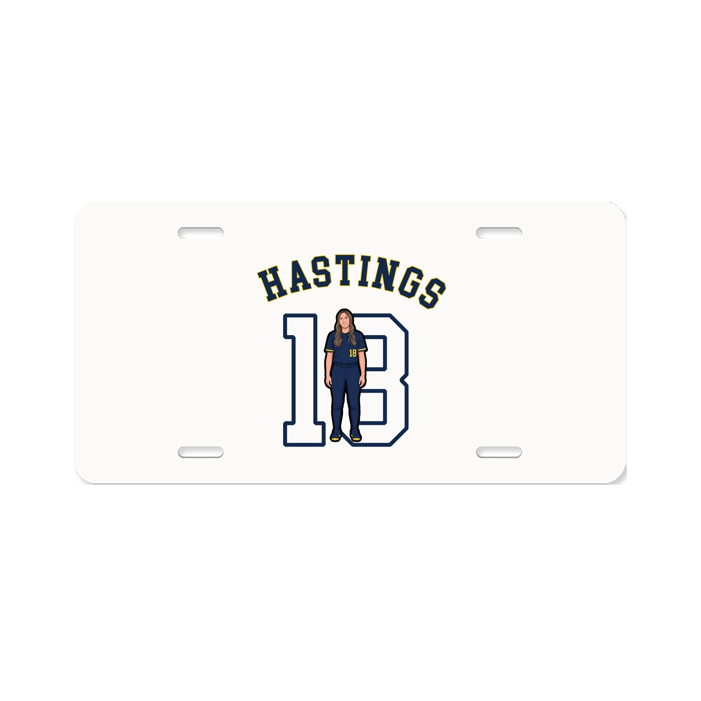 License Plate — Shirsey Arch in Classic