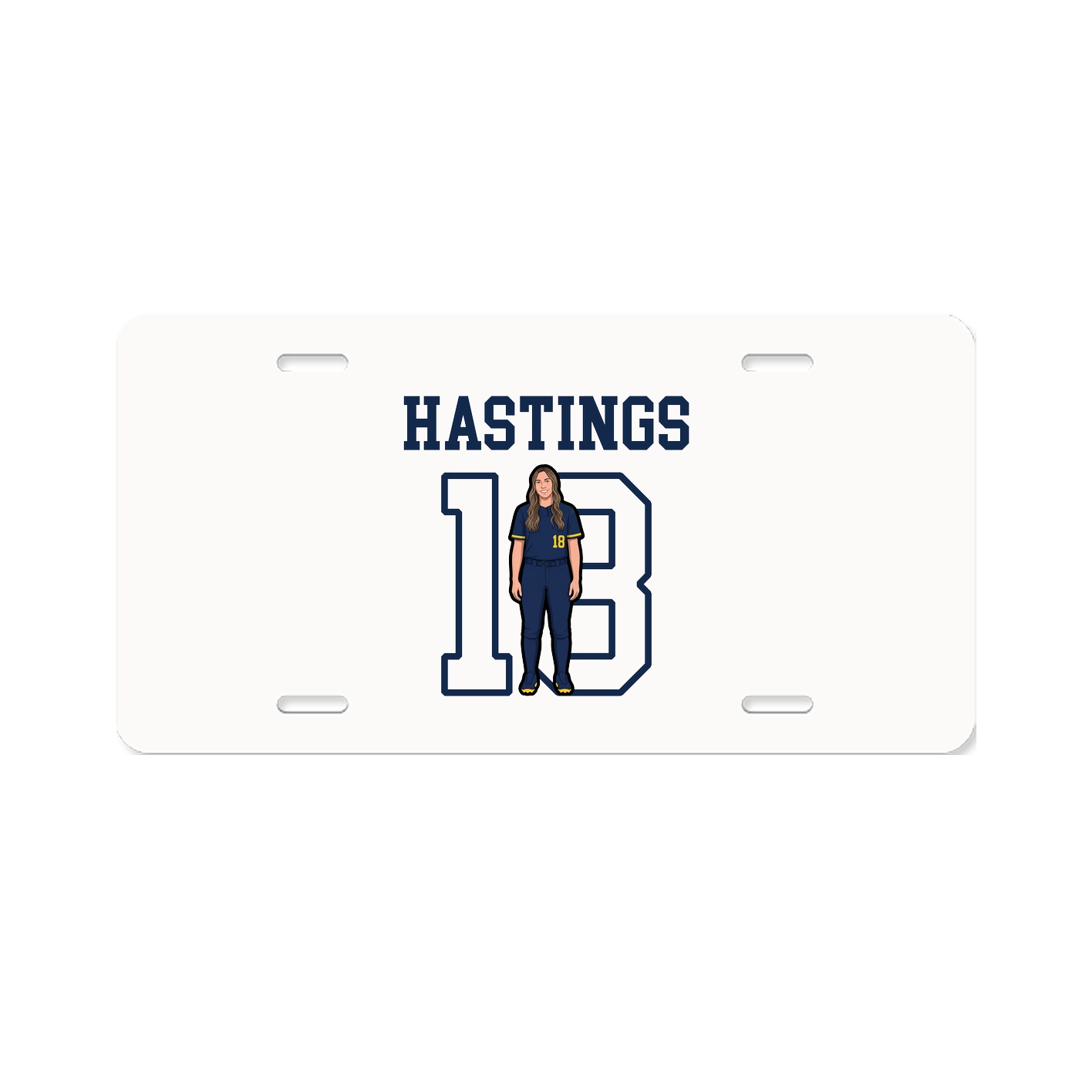 License Plate — Shirsey in Classic