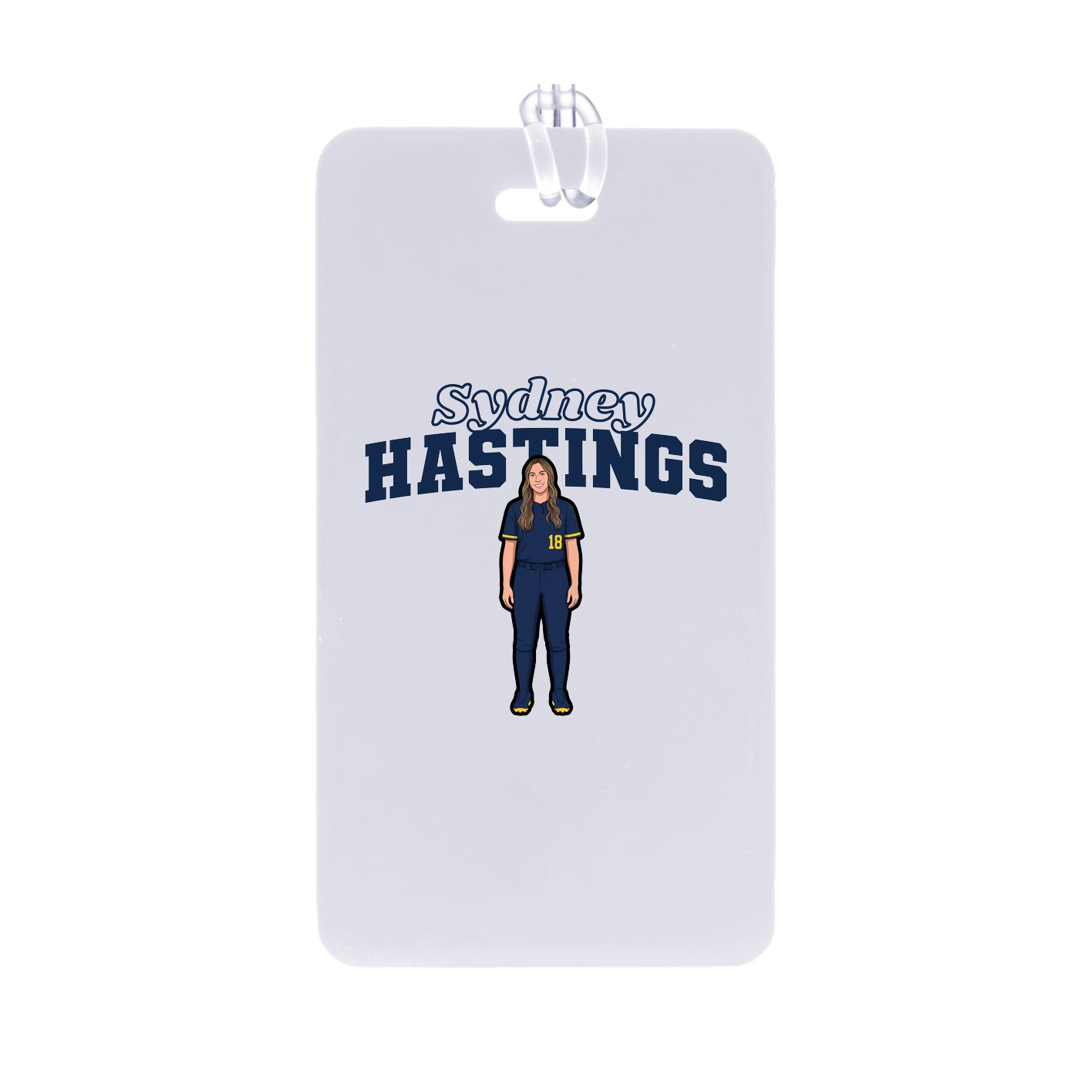 Bag Tag — Name Arch in Classic