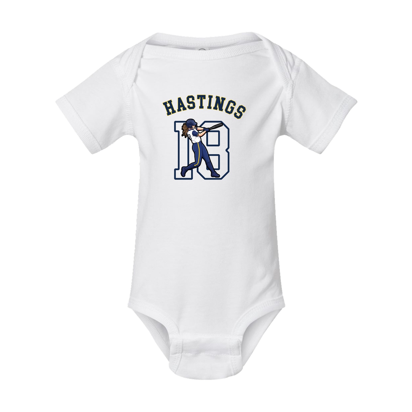 Baby Onesie — Shirsey Arch in White