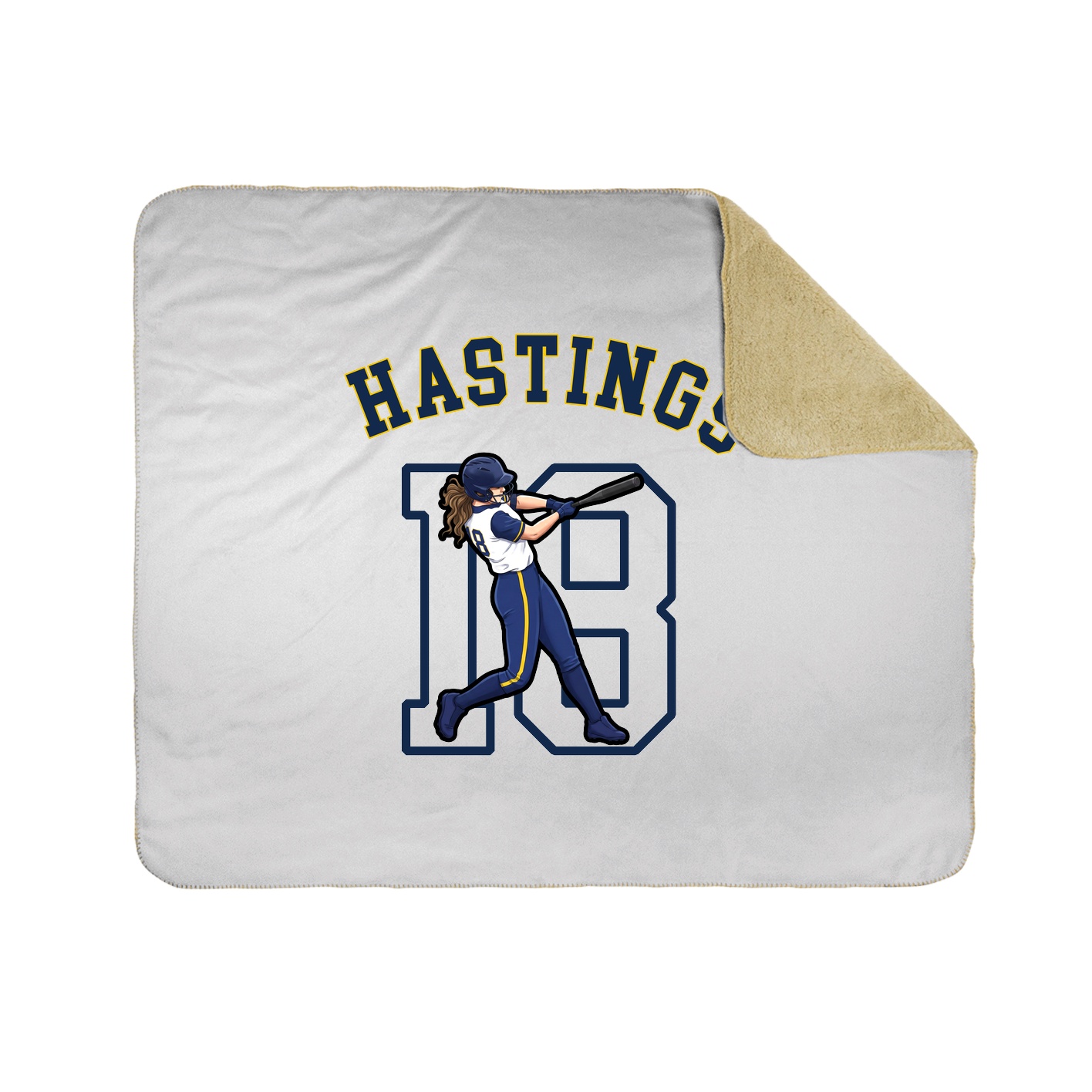 Throw Blanket — Shirsey Arch in White