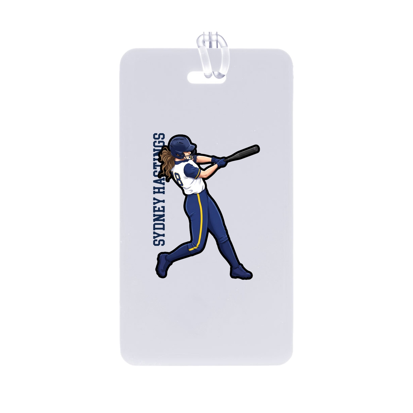 Bag Tag — Name Vertical in Classic