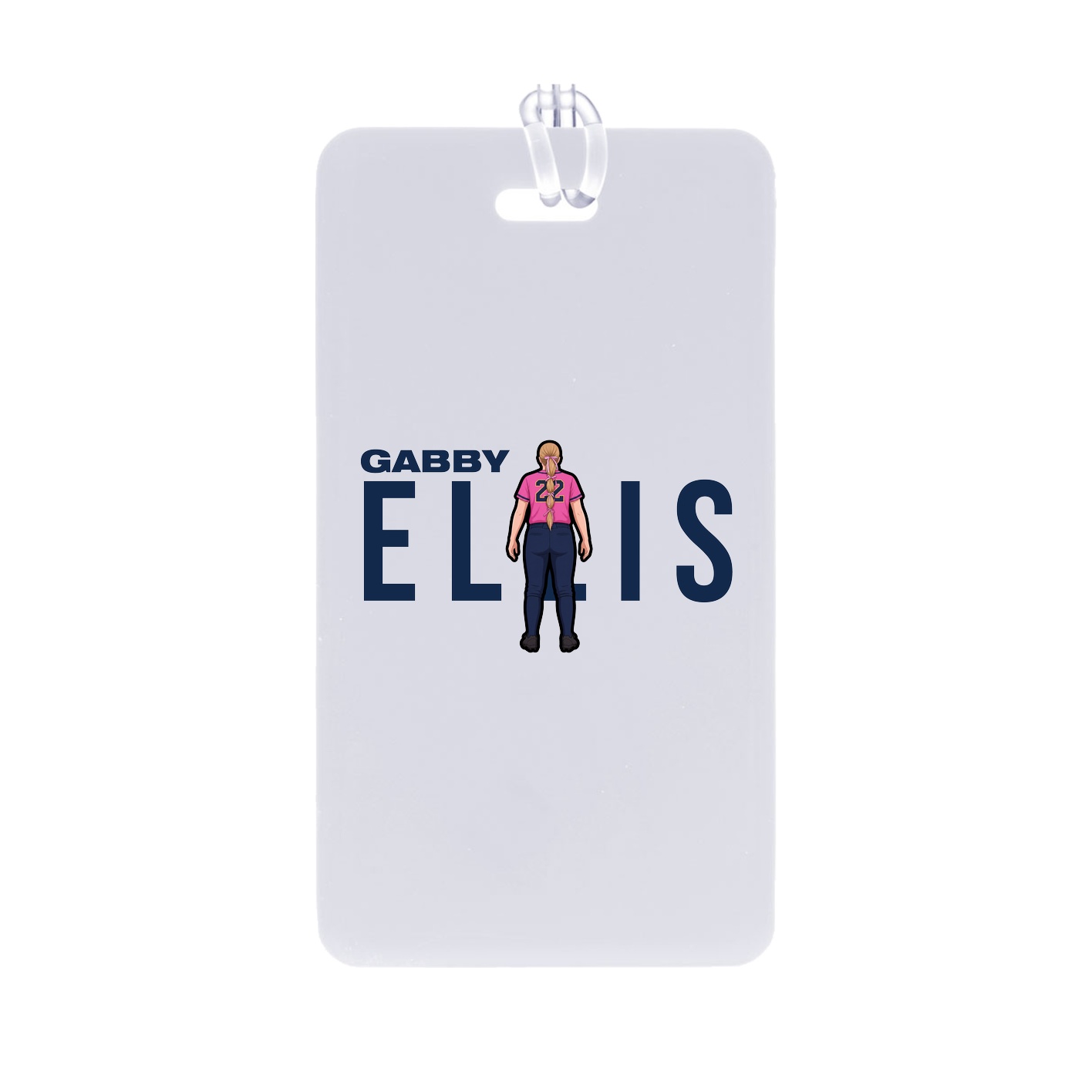 Bag Tag — Player Name in Classic