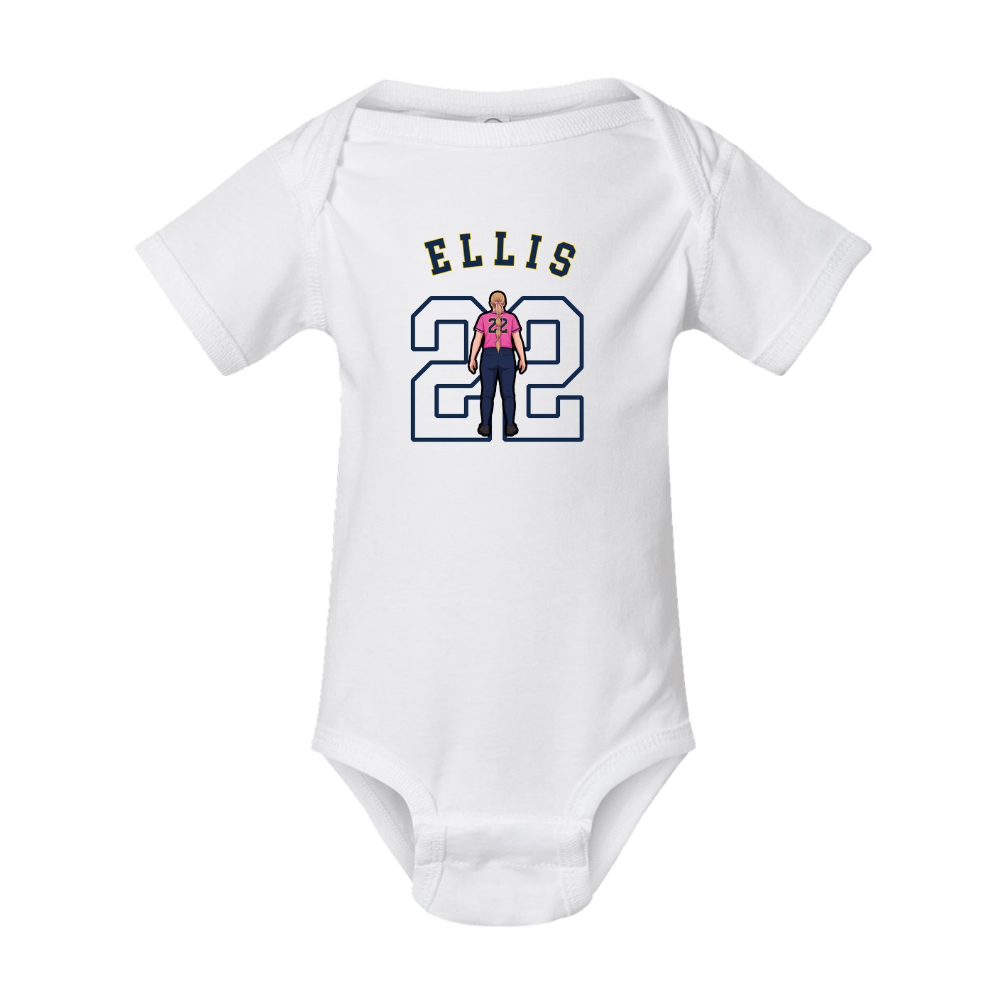 Baby Onesie — Shirsey Arch in White